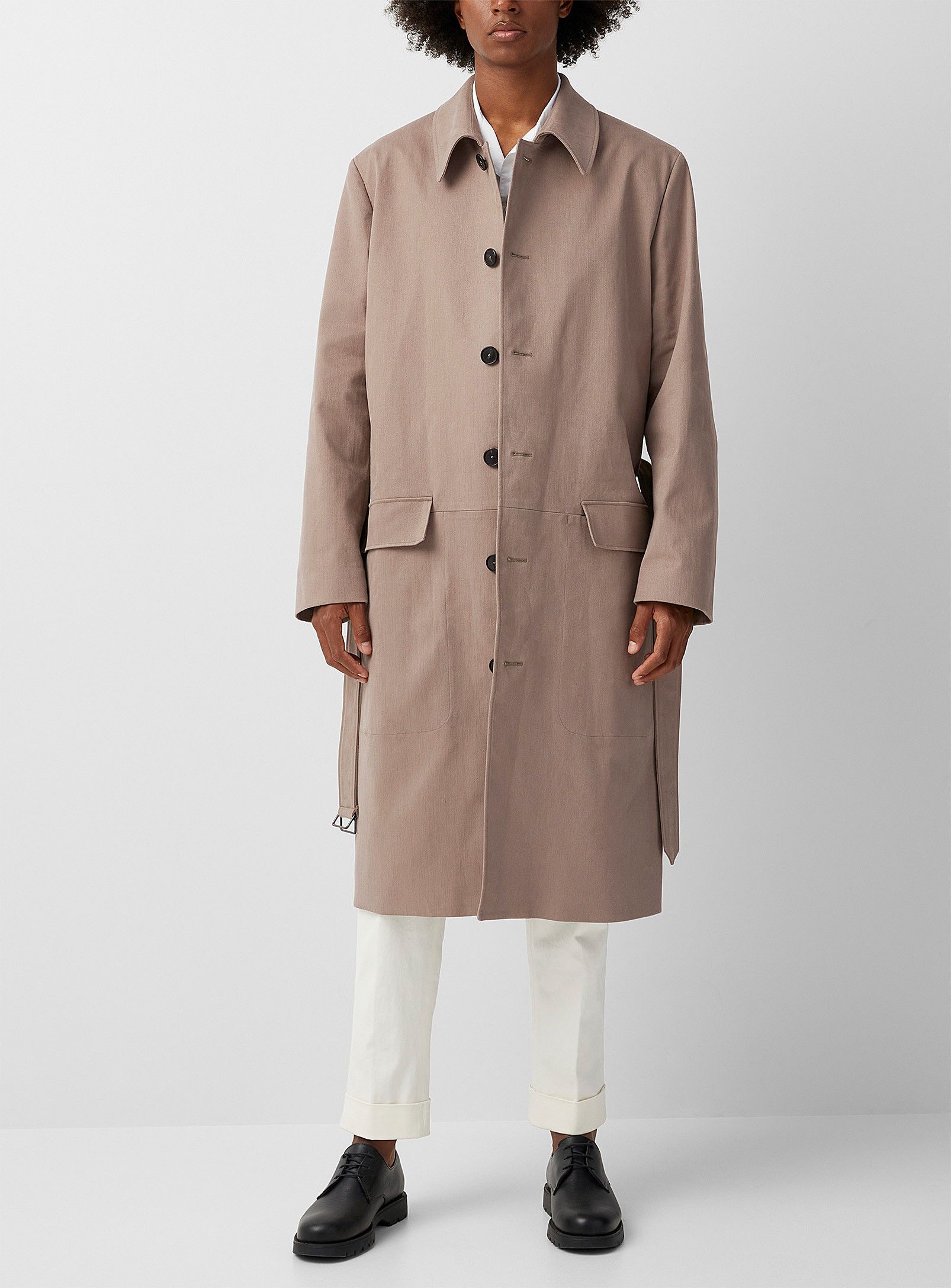 Other BNWT SS22 ECOLE DE PENSEE TWILL TRENCH COAT 46 Size US S / EU 44-46 / 1 - 1 Thumbnail