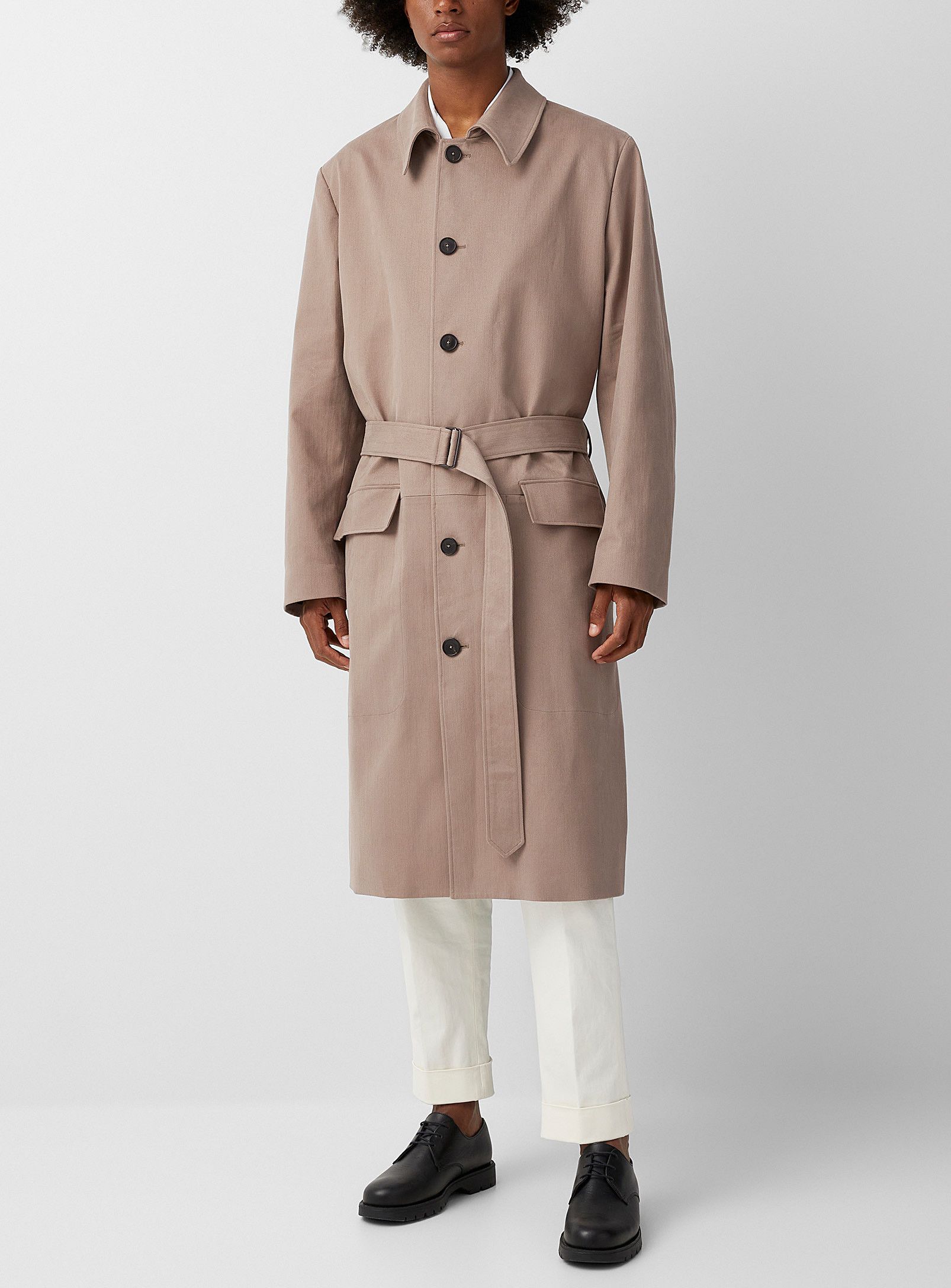 Other BNWT SS22 ECOLE DE PENSEE TWILL TRENCH COAT 46 Size US S / EU 44-46 / 1 - 11 Thumbnail