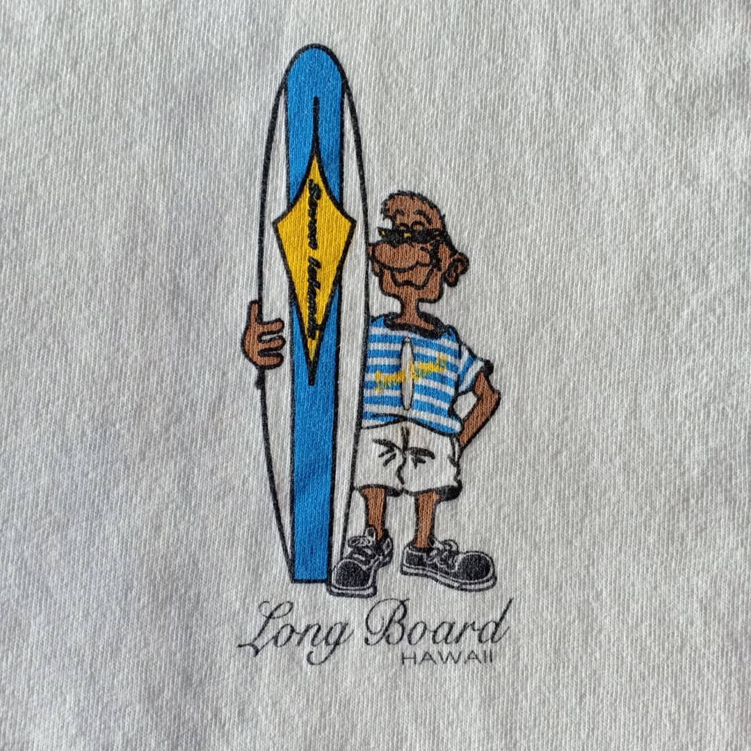 Other Vintage Long Board Hawaii Surf T-Shirt Size US M / EU 48-50 / 2 - 2 Thumbnail