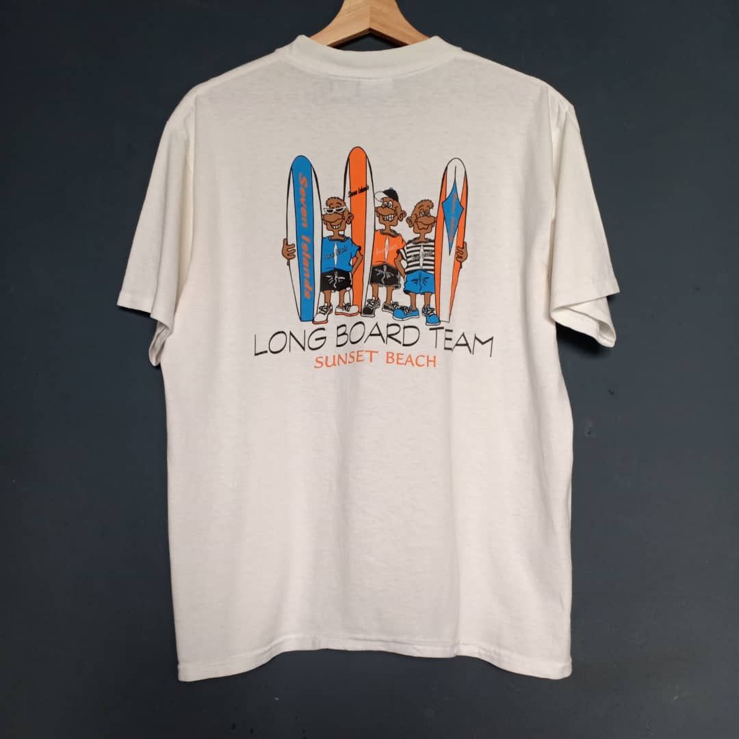 Other Vintage Long Board Hawaii Surf T-Shirt Size US M / EU 48-50 / 2 - 4 Thumbnail