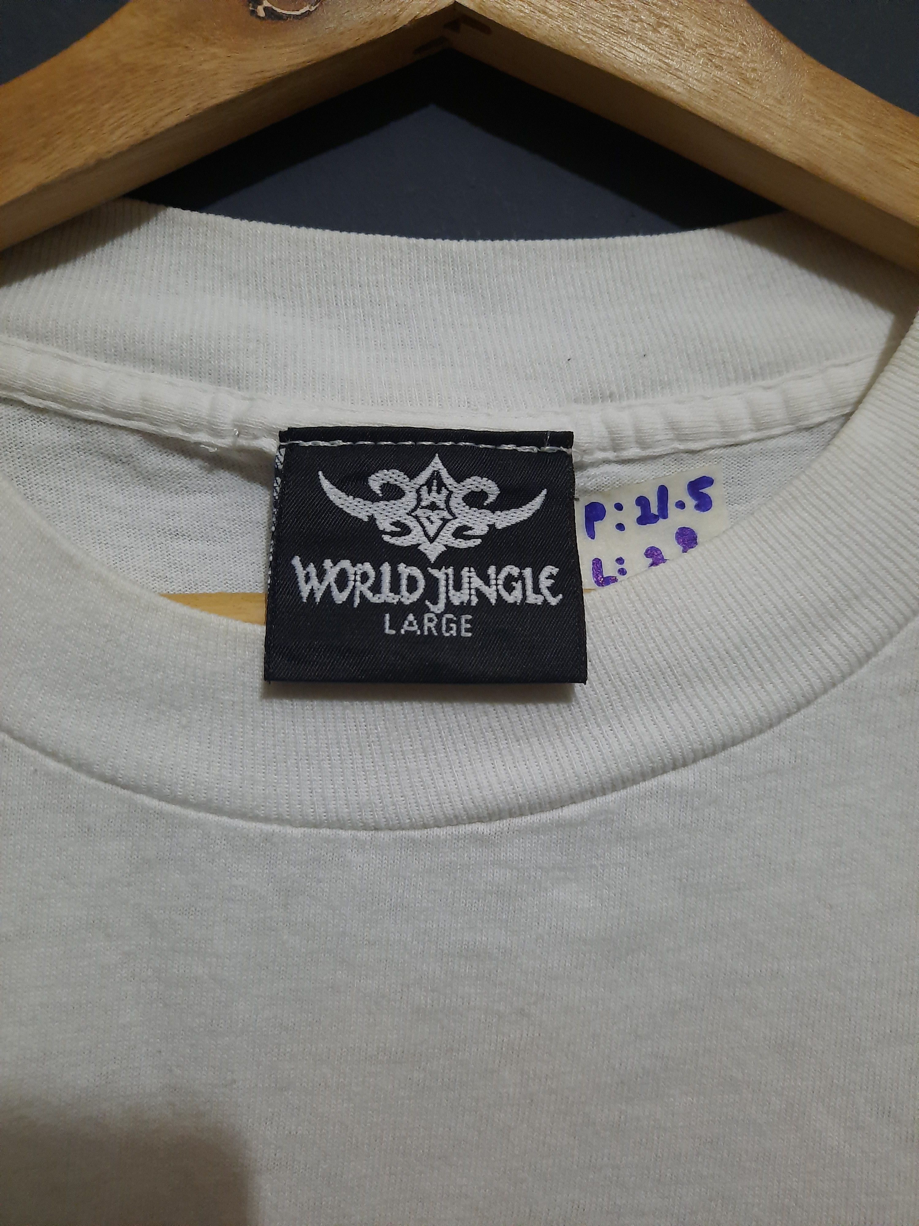 Vintage Vintage Art World Jungle T-Shirt Size US L / EU 52-54 / 3 - 6 Thumbnail