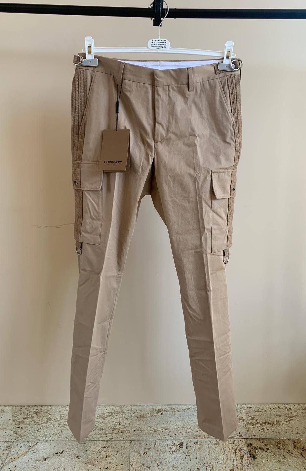 image of Burberry Classic Trousers in Pale Coffee, Men's (Size 52S)