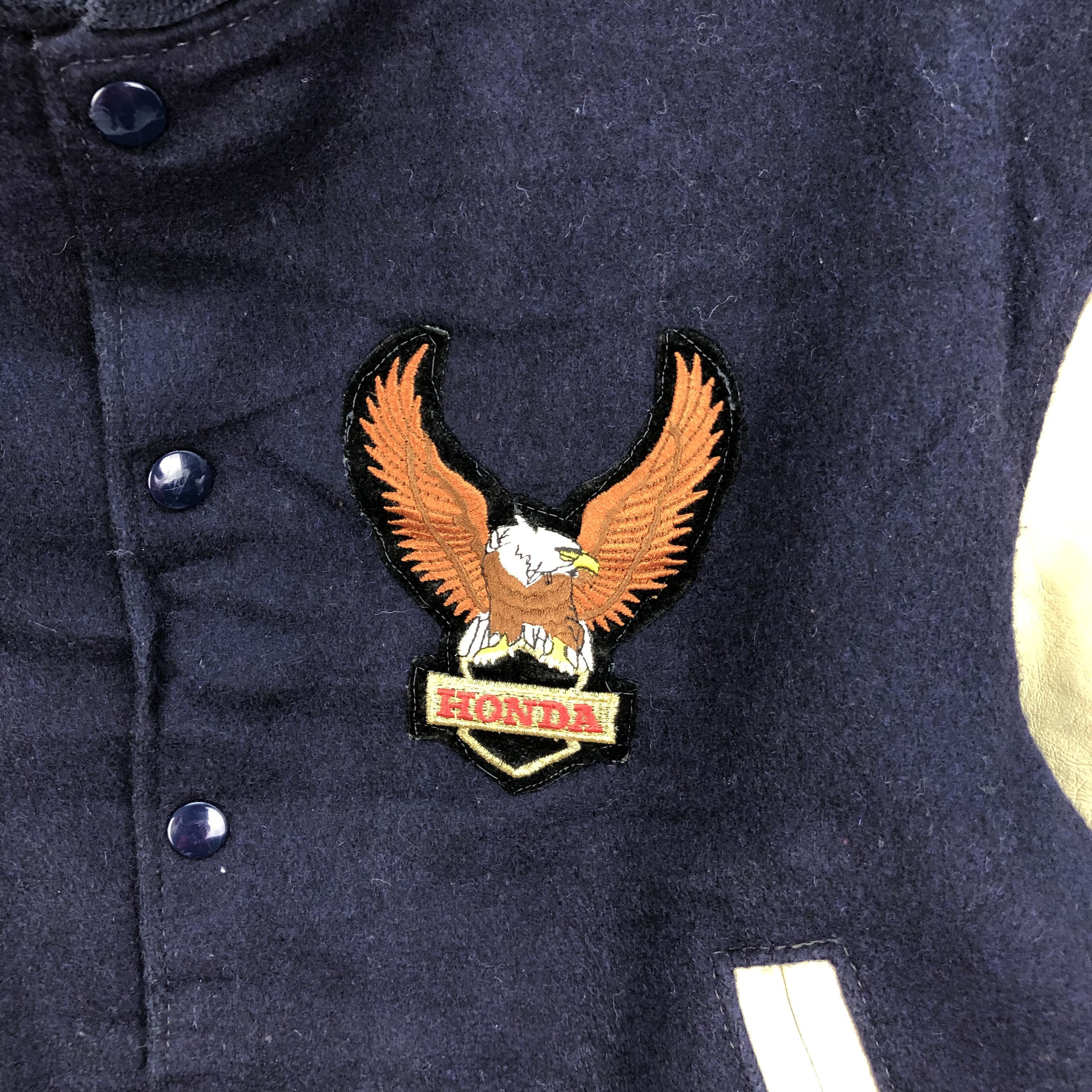 Golden Bear Vintage Golden Bear Patches Honda Varsity Jacket #4851-174 Size US M / EU 48-50 / 2 - 3 Thumbnail