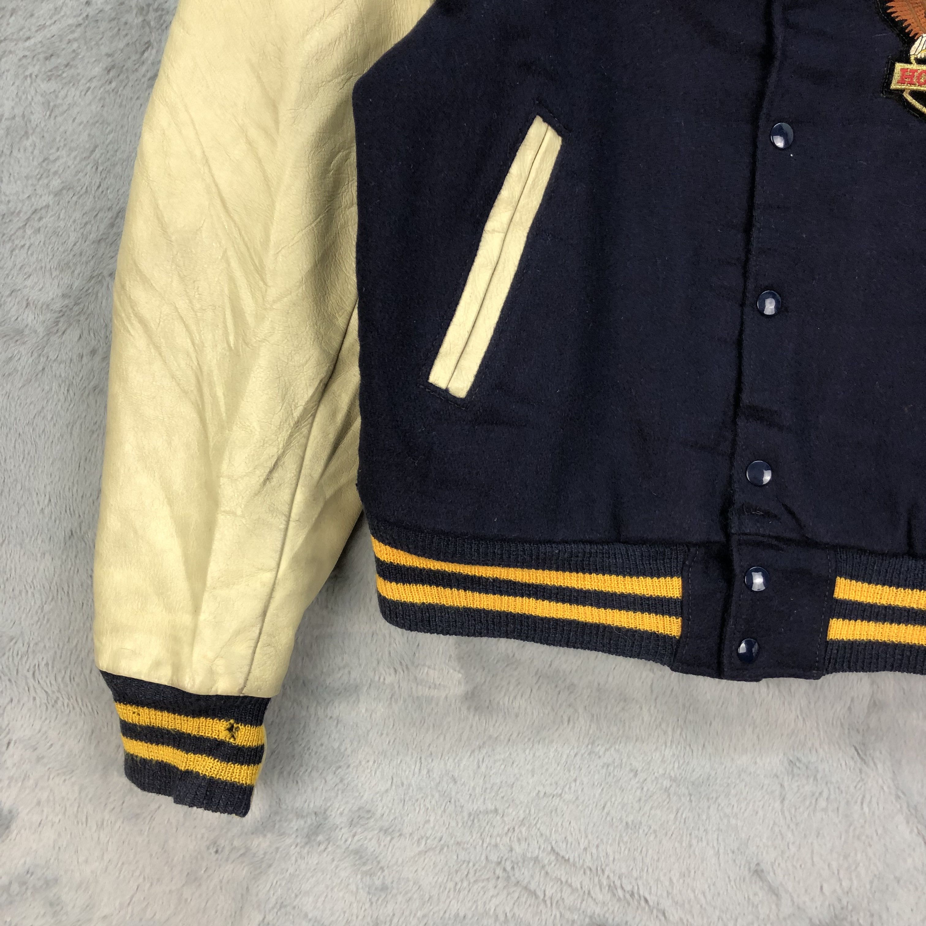 Golden Bear Vintage Golden Bear Patches Honda Varsity Jacket #4851-174 Size US M / EU 48-50 / 2 - 5 Thumbnail