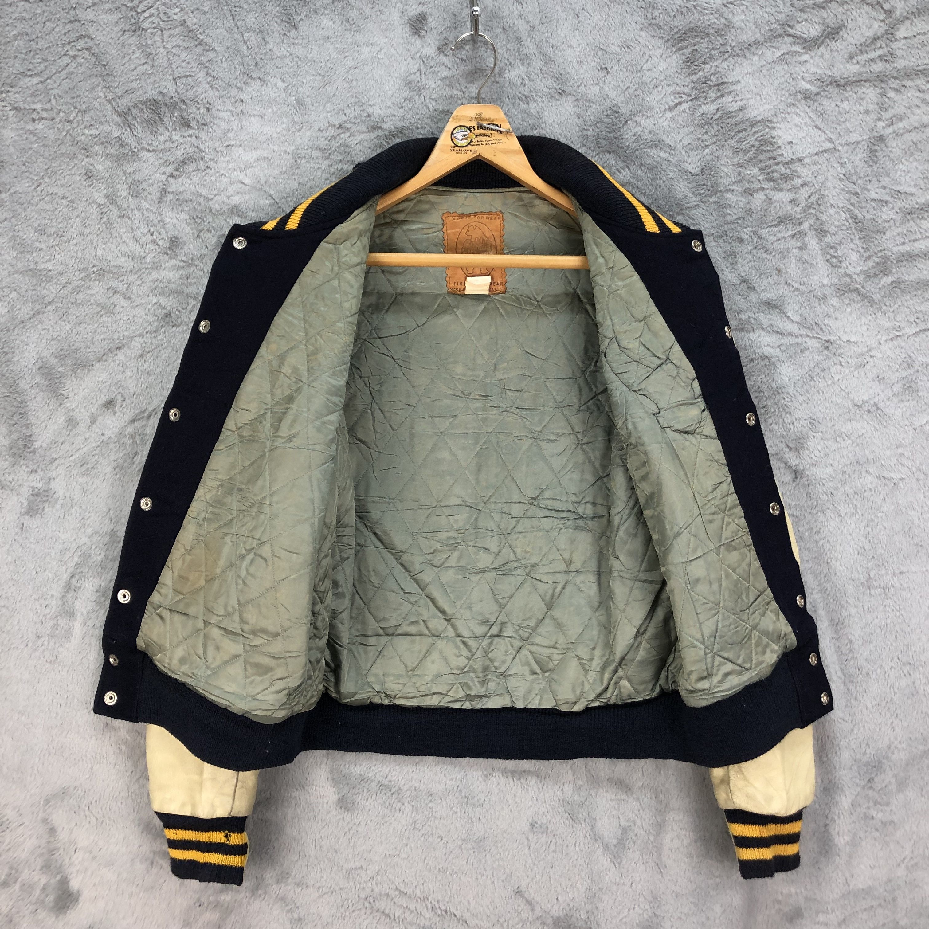 Golden Bear Vintage Golden Bear Patches Honda Varsity Jacket #4851-174 Size US M / EU 48-50 / 2 - 8 Thumbnail