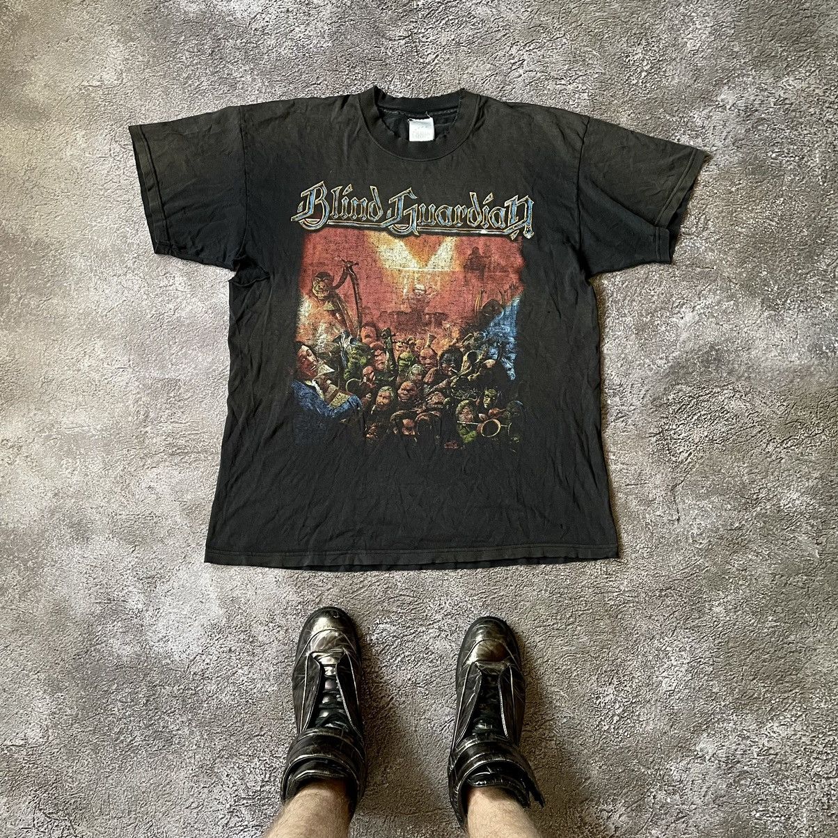 Vintage Vintage Y2K Blind Guardian Graphic Tee Sun Faded Grunge XL Size US XL / EU 56 / 4 - 1 Thumbnail