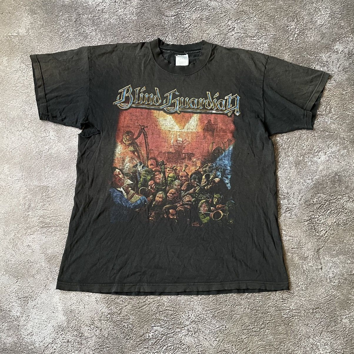 Vintage Vintage Y2K Blind Guardian Graphic Tee Sun Faded Grunge XL Size US XL / EU 56 / 4 - 3 Thumbnail