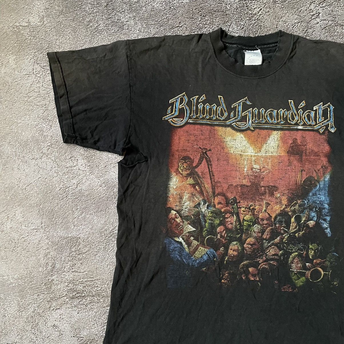 Vintage Vintage Y2K Blind Guardian Graphic Tee Sun Faded Grunge XL Size US XL / EU 56 / 4 - 4 Thumbnail