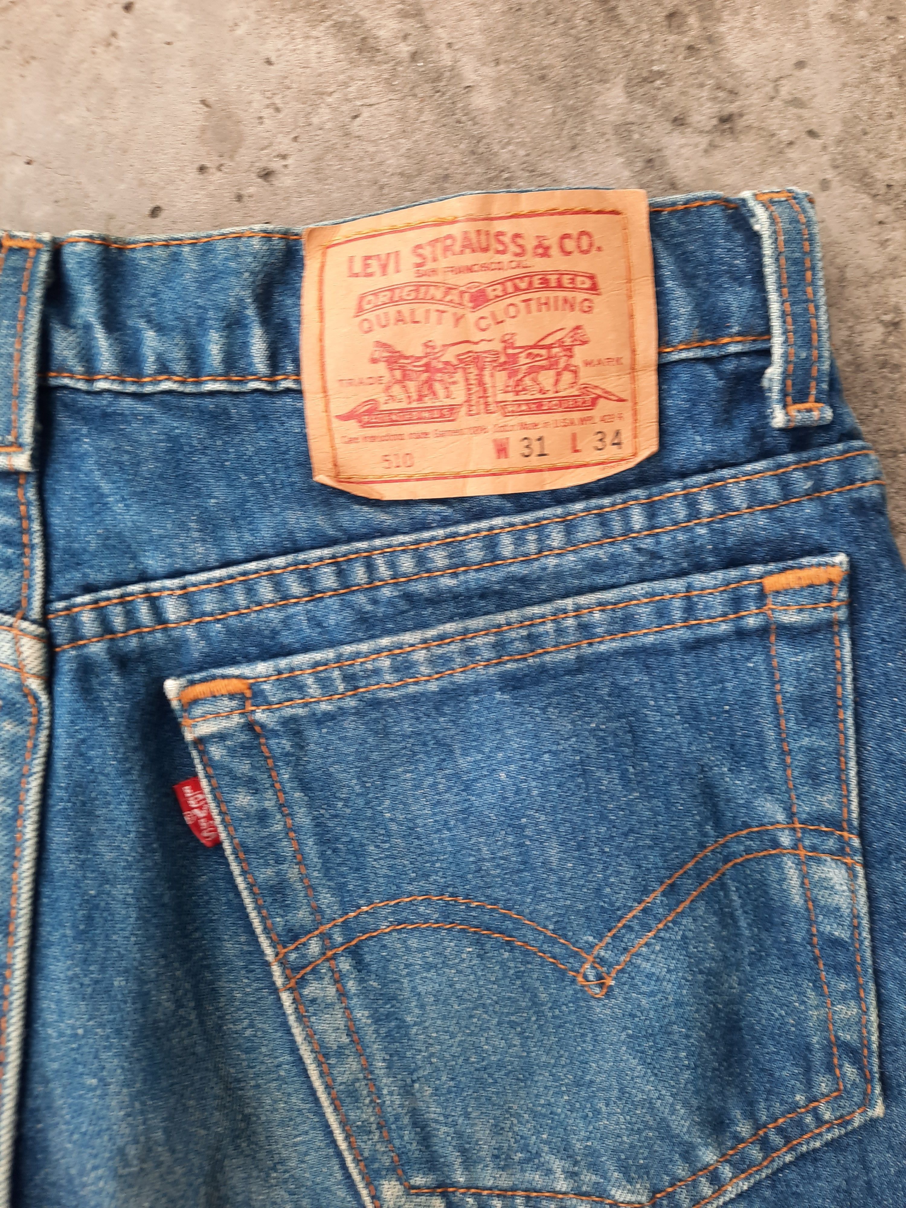 Levi's × Levi's Vintage Clothing Vintage 90's Levi's 510 Jeans Size US 31 - 3 Thumbnail