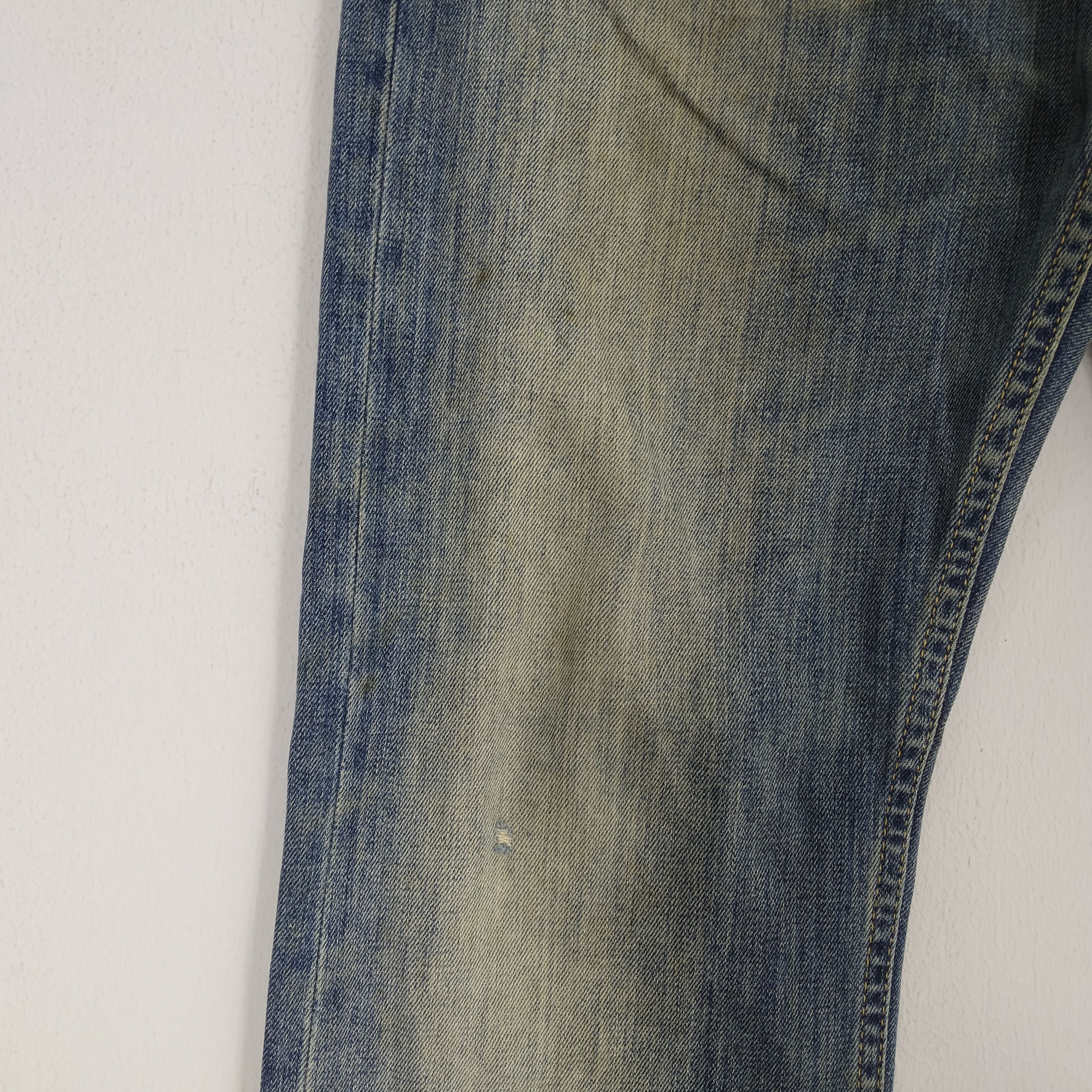 Vintage Levi's 513 Stonewash Blue Denim Jeans Reconstruct