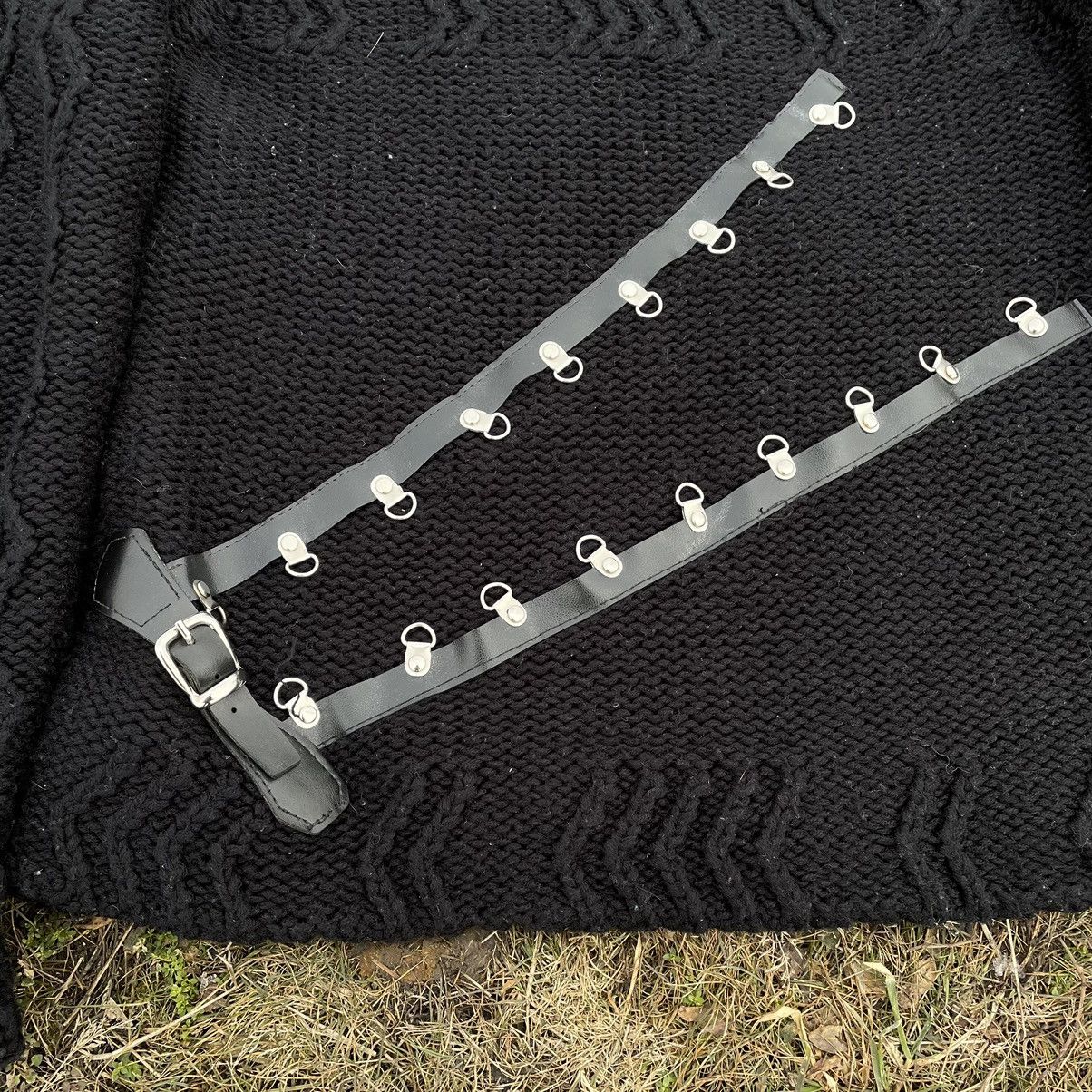 Vintage Vintage Y2K Mohair Sweater Knit Distressed Grunge Slim M Size M / US 6-8 / IT 42-44 - 5 Thumbnail