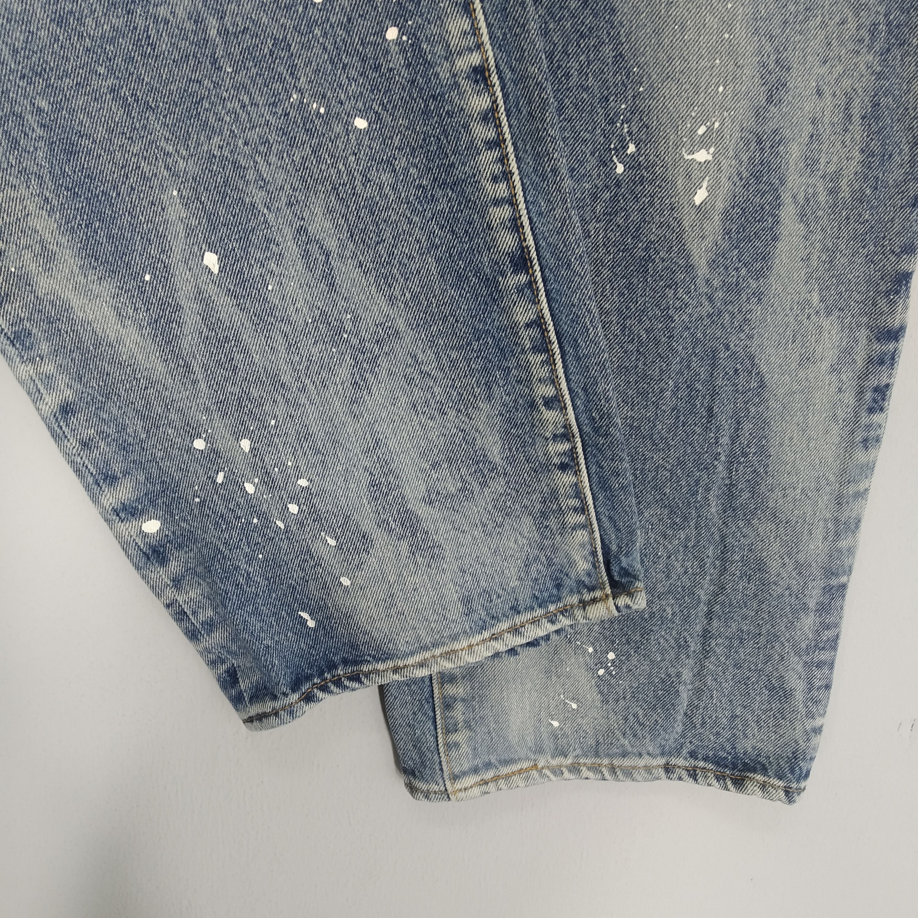 Levi's Vintage Levi's 541 Acid Wash Blue Paint Splatter Denim Jeans Size US 37 - 7 Thumbnail