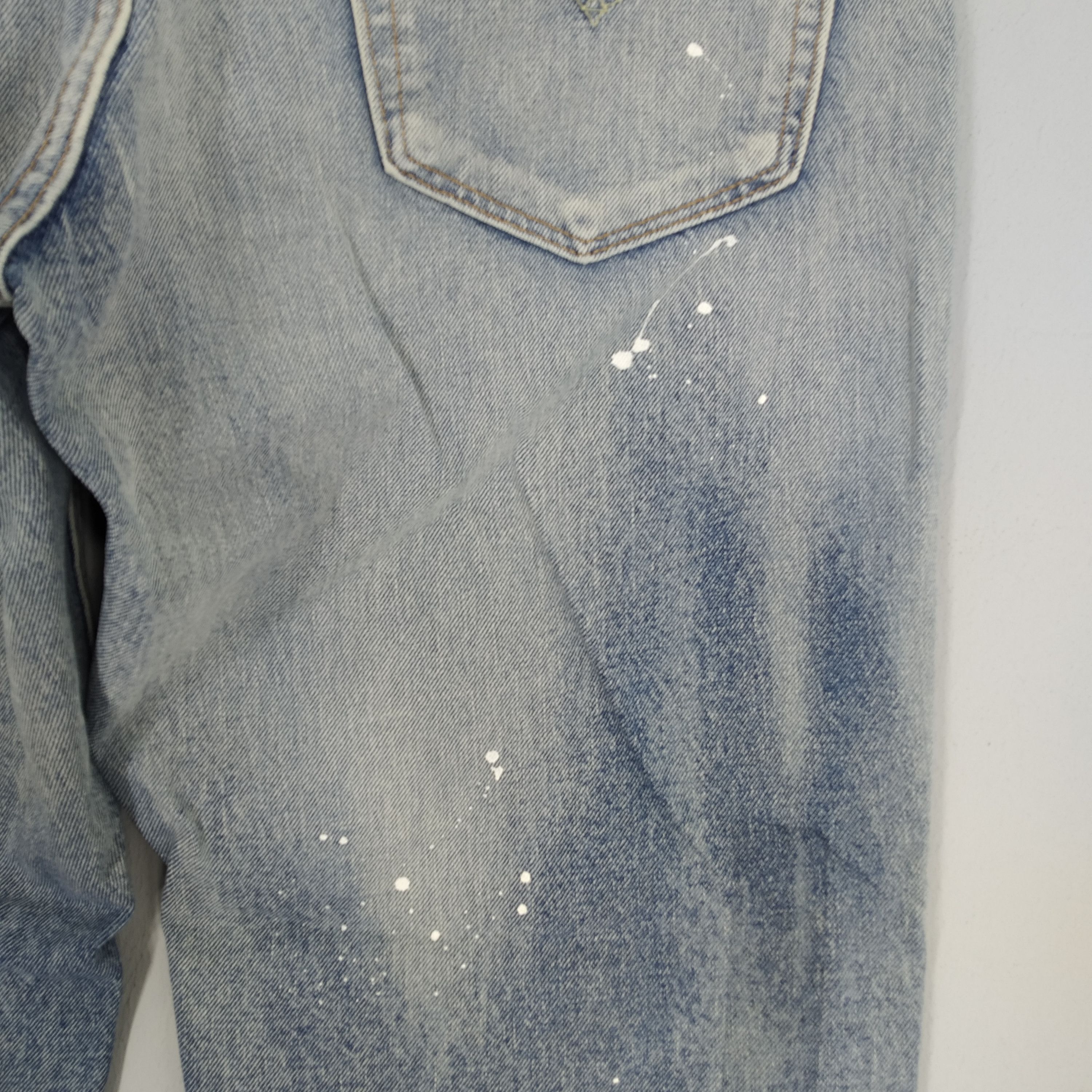 Levi's Vintage Levi's 541 Acid Wash Blue Paint Splatter Denim Jeans Size US 37 - 9 Thumbnail