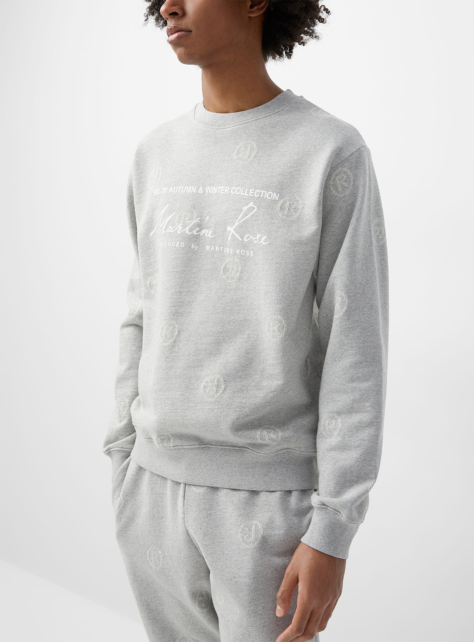 Martine Rose BNWT SS22 MARTINE ROSE CLASSIC ALL OVER LOGO SWEATSHIRT S Size US S / EU 44-46 / 1 - 1 Thumbnail