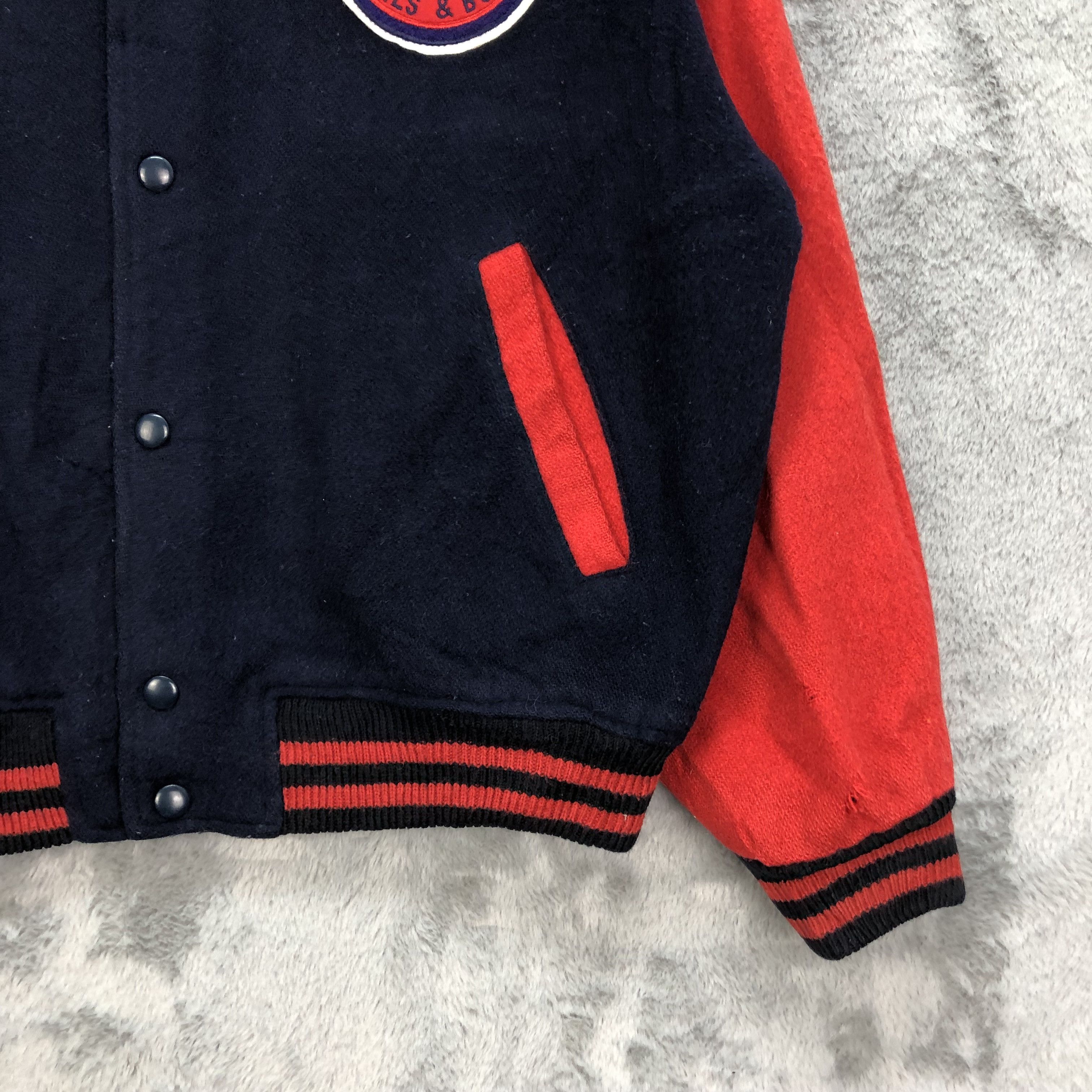 Other LOS ANGELES Big Spell Out Logo Wool Varsity Jacket #4917-036 Size US M / EU 48-50 / 2 - 6 Thumbnail
