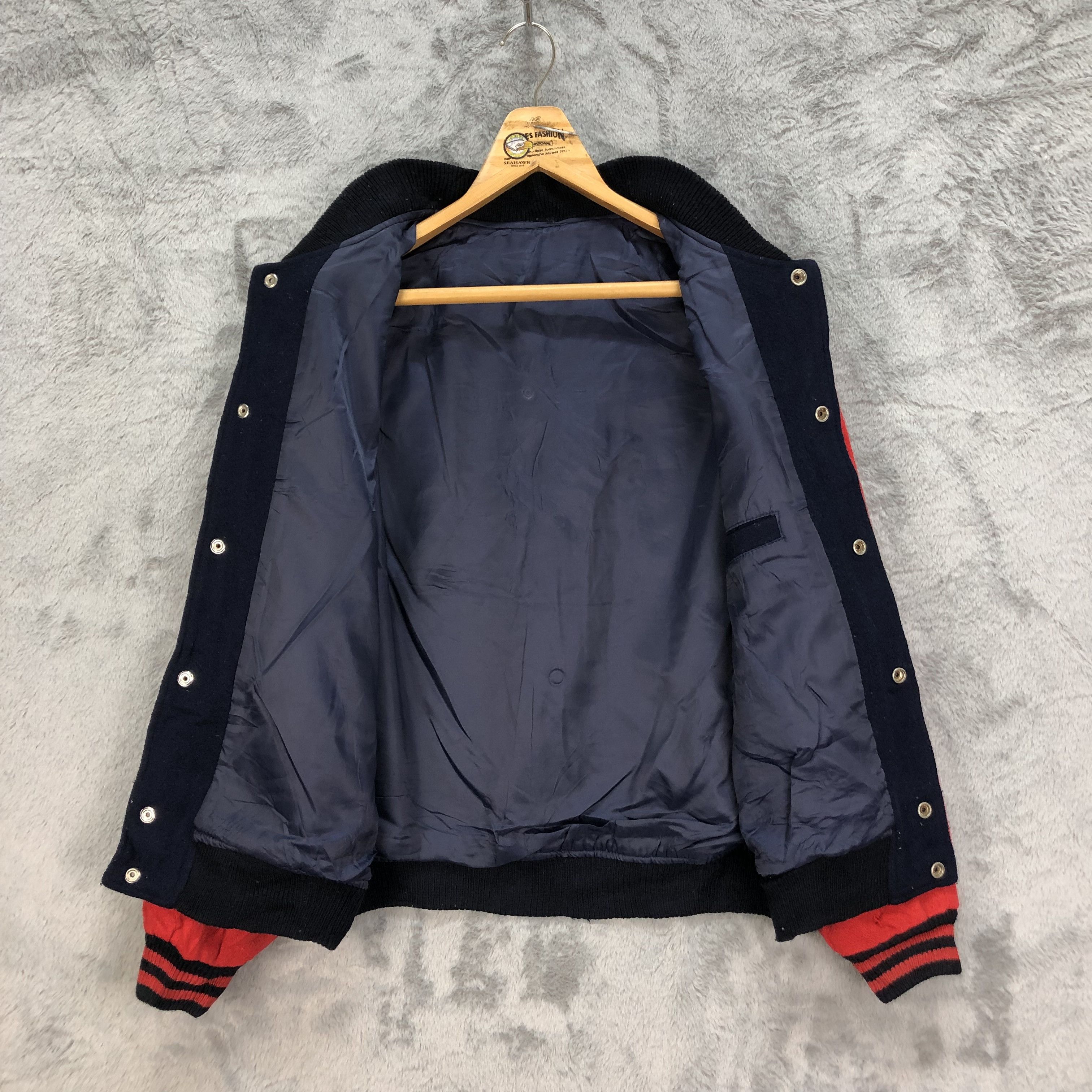 Other LOS ANGELES Big Spell Out Logo Wool Varsity Jacket #4917-036 Size US M / EU 48-50 / 2 - 8 Thumbnail
