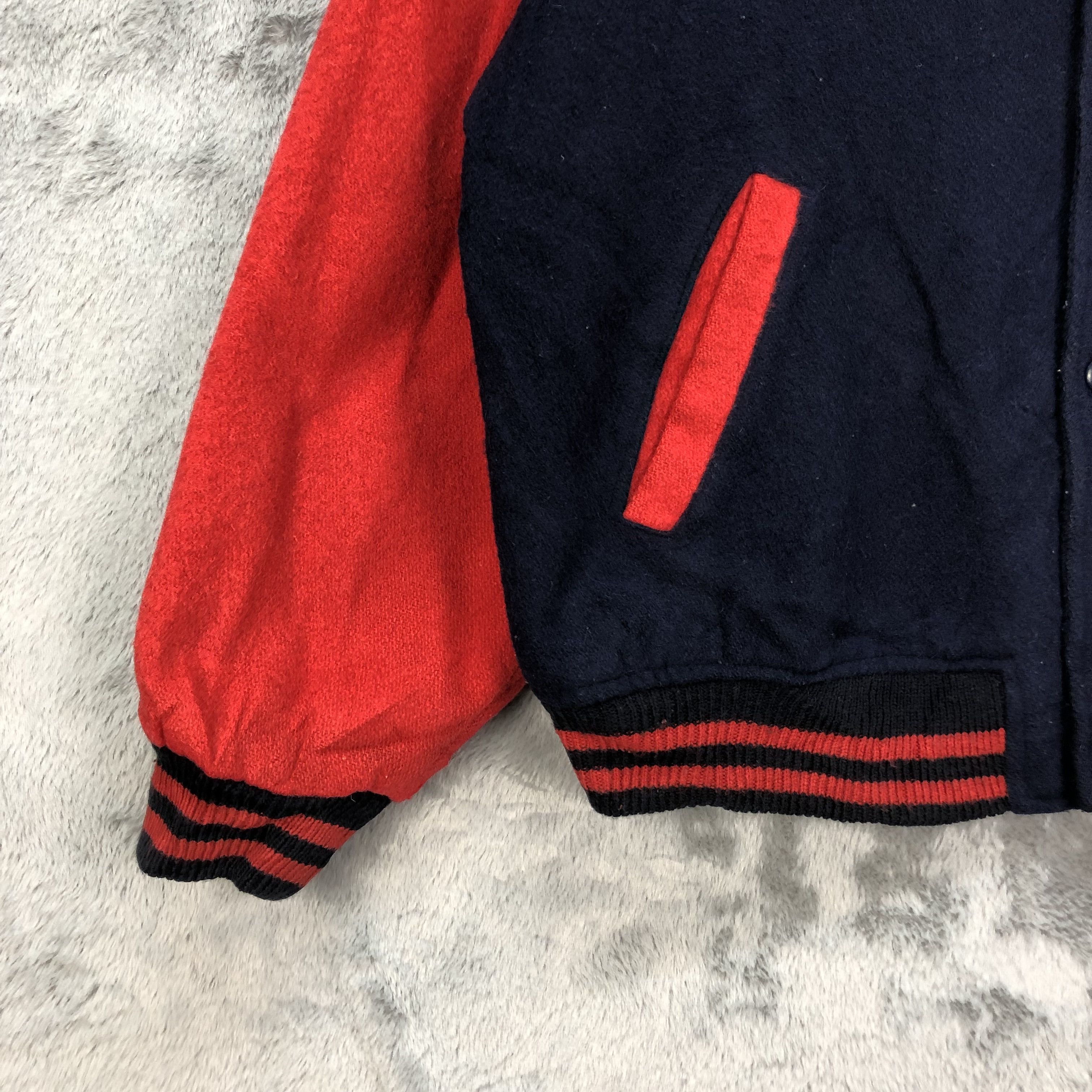 Other LOS ANGELES Big Spell Out Logo Wool Varsity Jacket #4917-036 Size US M / EU 48-50 / 2 - 5 Thumbnail