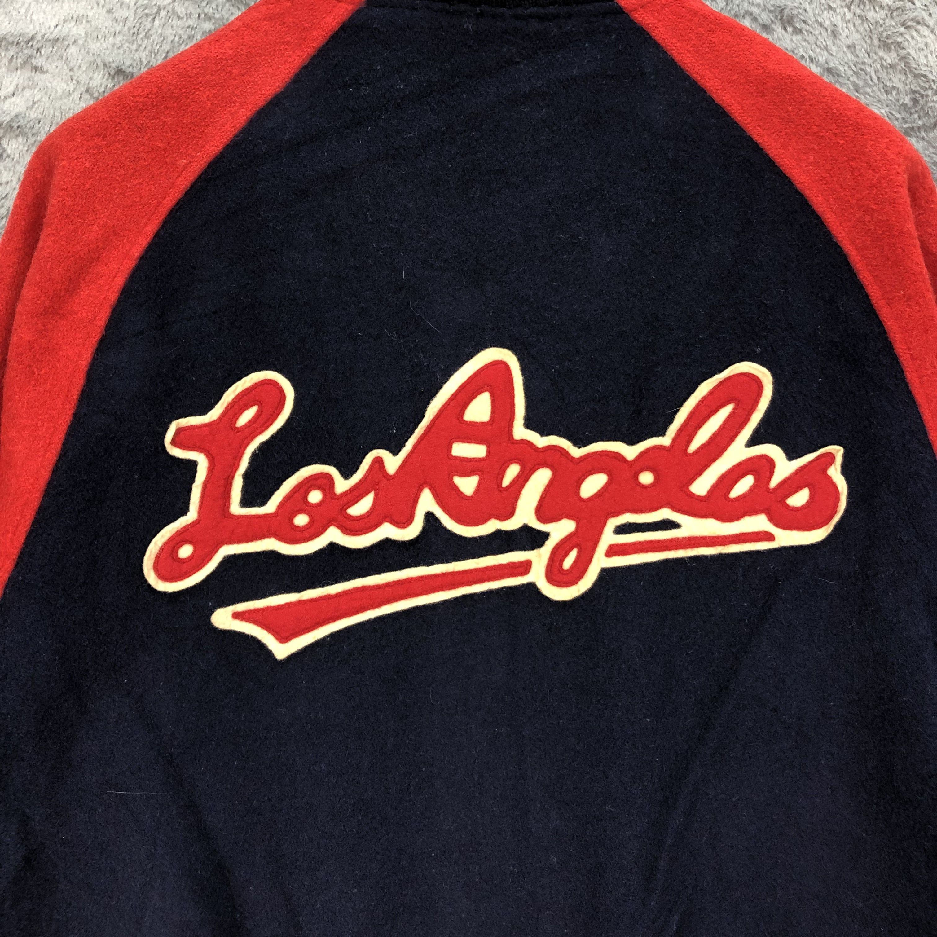 Other LOS ANGELES Big Spell Out Logo Wool Varsity Jacket #4917-036 Size US M / EU 48-50 / 2 - 10 Thumbnail