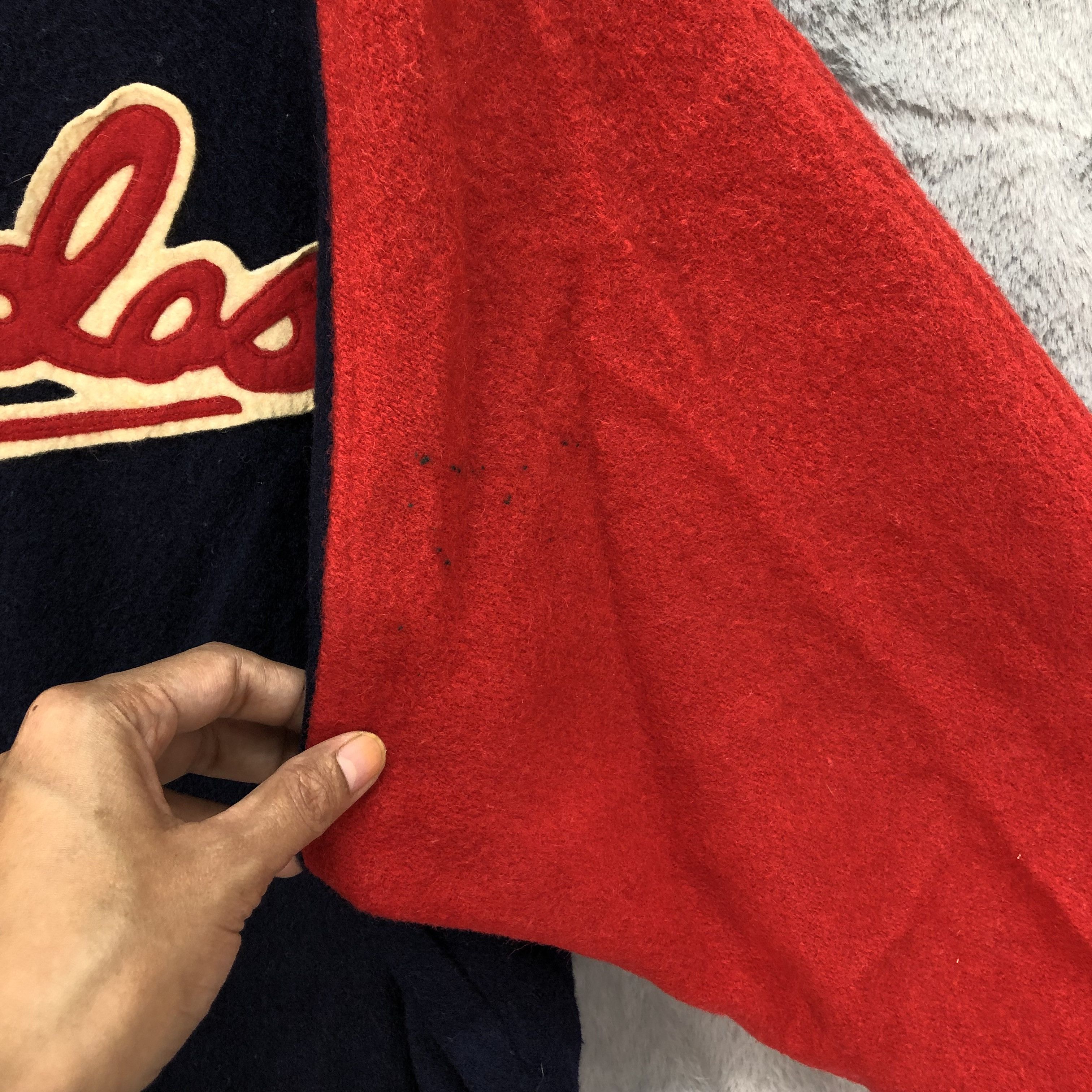 Other LOS ANGELES Big Spell Out Logo Wool Varsity Jacket #4917-036 Size US M / EU 48-50 / 2 - 14 Thumbnail