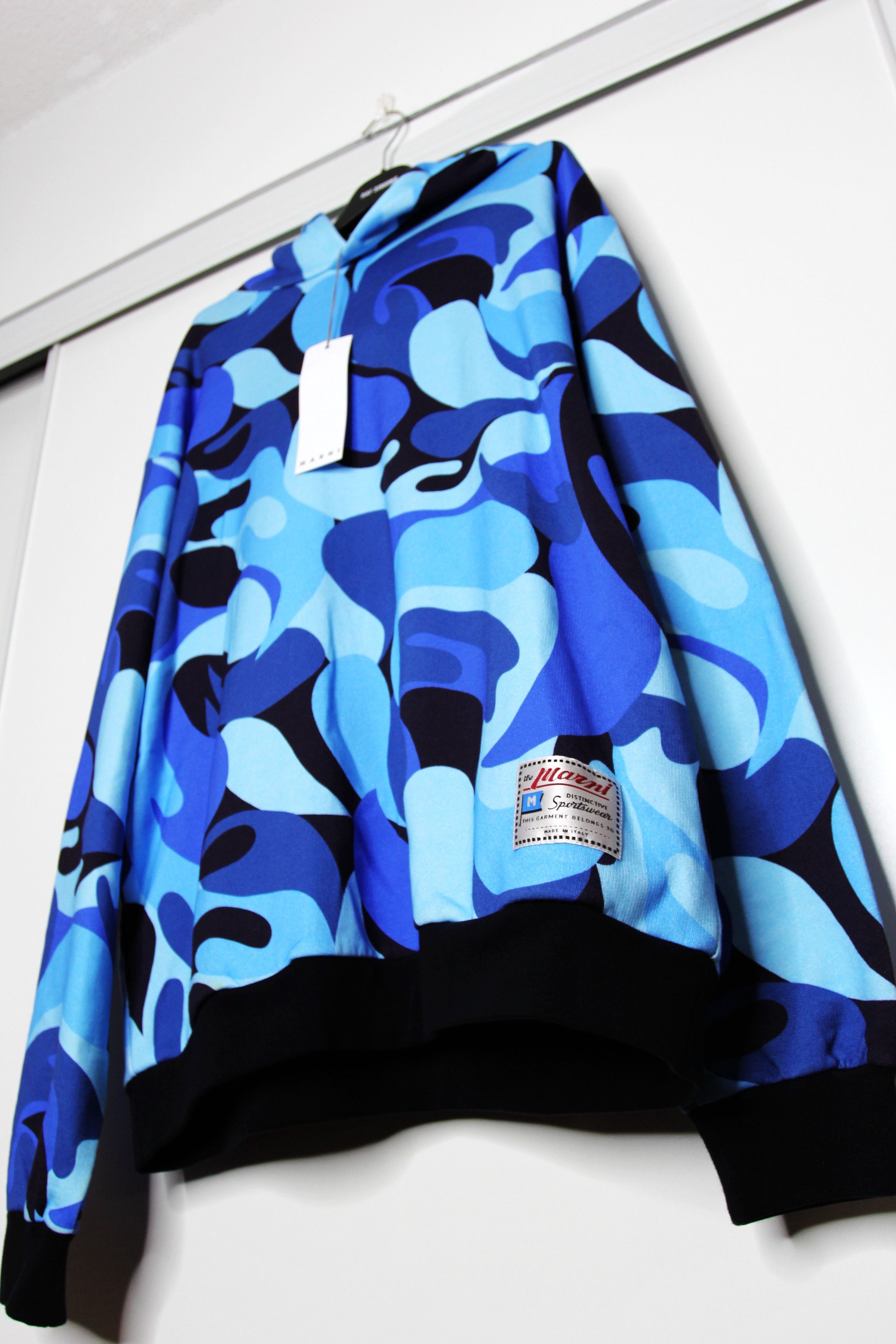 Marni BNWT SS22 MARNI ABSTRACT CAMO HOODIE 50 Size US M / EU 48-50 / 2 - 5 Thumbnail
