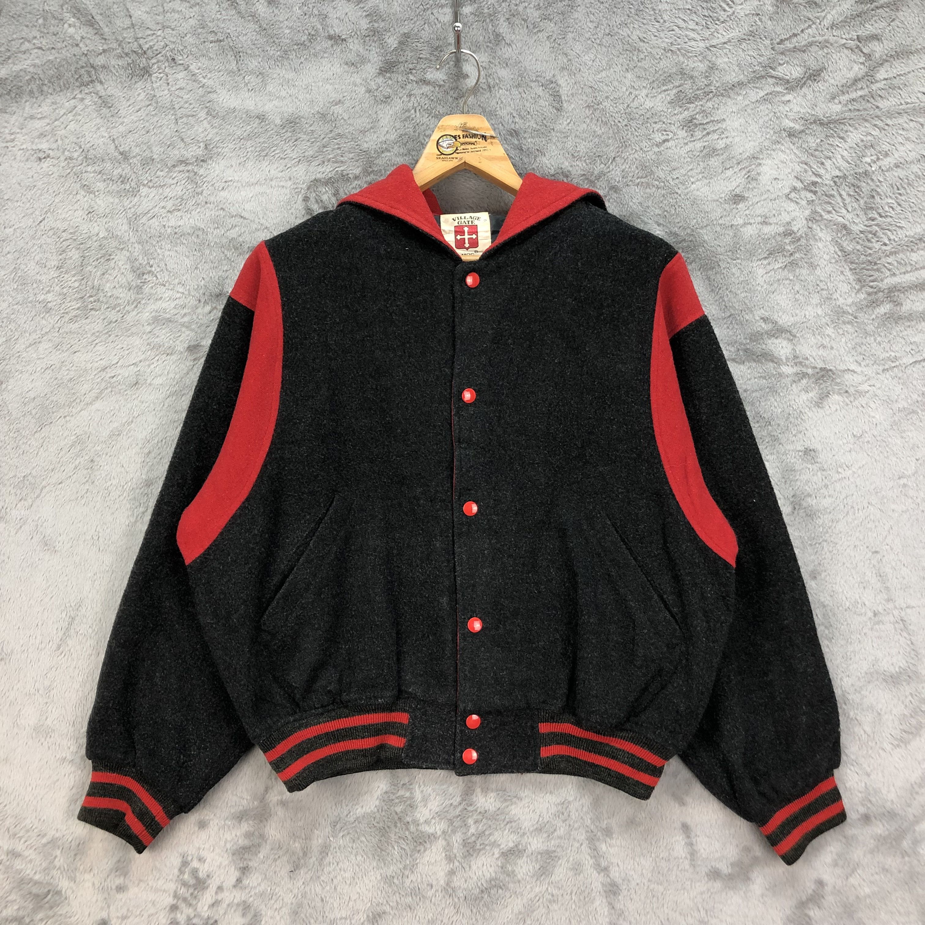 Other VILLAGE GATE MOC RUGBY TEAM Hooded Varsity #4910-27 Size US L / EU 52-54 / 3 - 4 Thumbnail