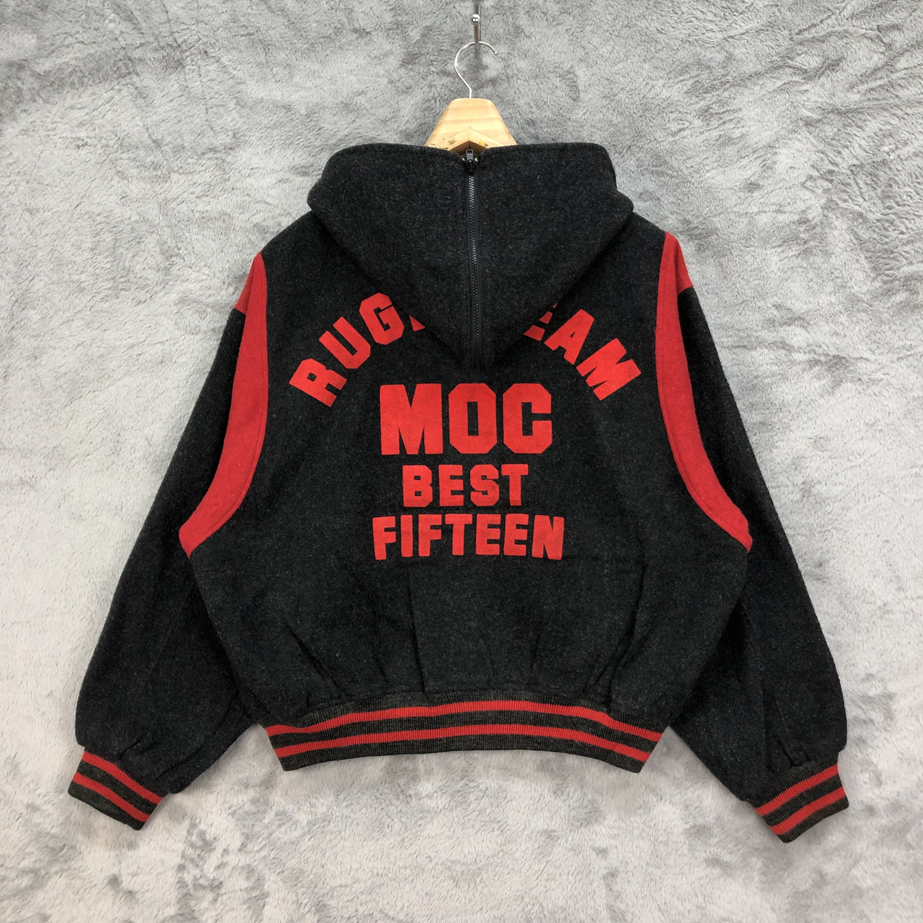 Other VILLAGE GATE MOC RUGBY TEAM Hooded Varsity #4910-27 Size US L / EU 52-54 / 3 - 1 Thumbnail