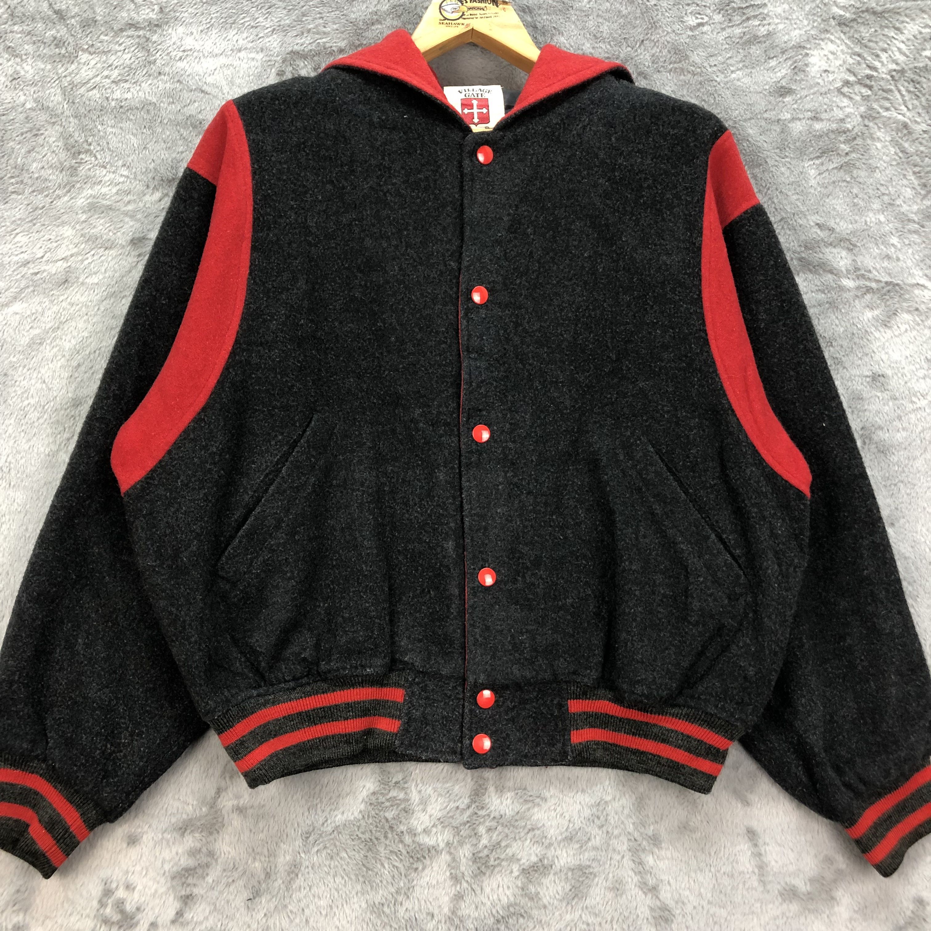 Other VILLAGE GATE MOC RUGBY TEAM Hooded Varsity #4910-27 Size US L / EU 52-54 / 3 - 6 Thumbnail