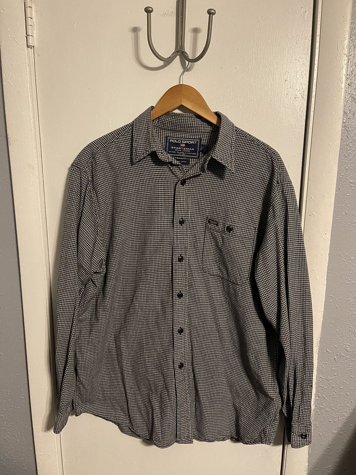 Polo Ralph Lauren Vintage Polo Sportsman Longsleeve Button Up Size US L / EU 52-54 / 3 - 1 Thumbnail