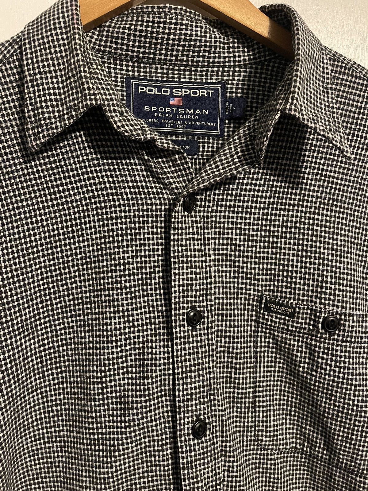 Polo Ralph Lauren Vintage Polo Sportsman Longsleeve Button Up Size US L / EU 52-54 / 3 - 2 Thumbnail