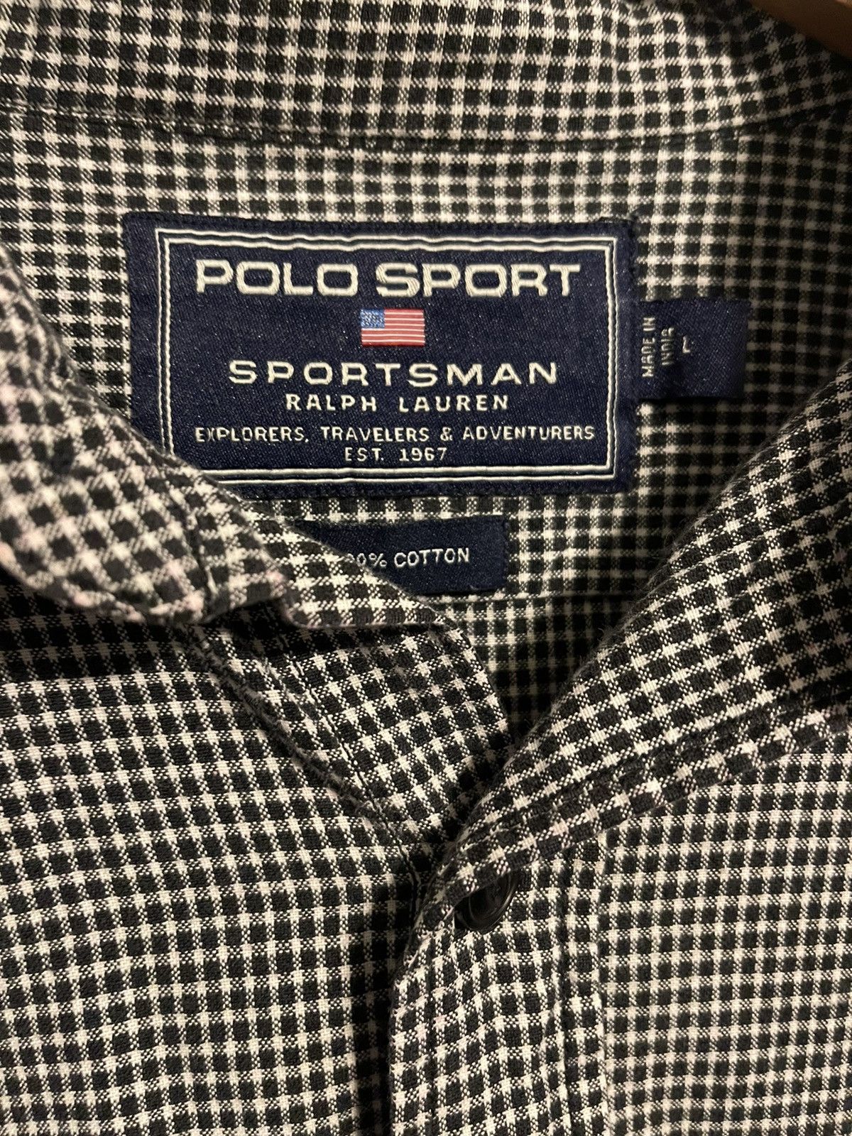 Polo Ralph Lauren Vintage Polo Sportsman Longsleeve Button Up Size US L / EU 52-54 / 3 - 3 Thumbnail