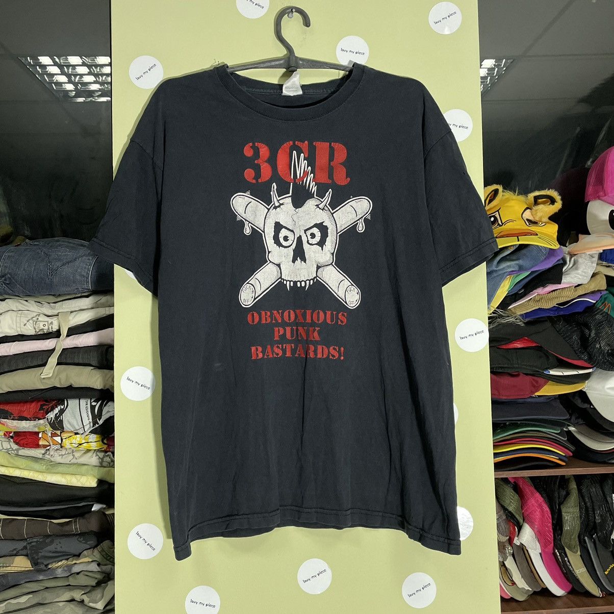 Band Tees Vintage 666 Y2K Punk Distress Dead Face Tee Rock Streetwear Size US L / EU 52-54 / 3 - 1 Thumbnail