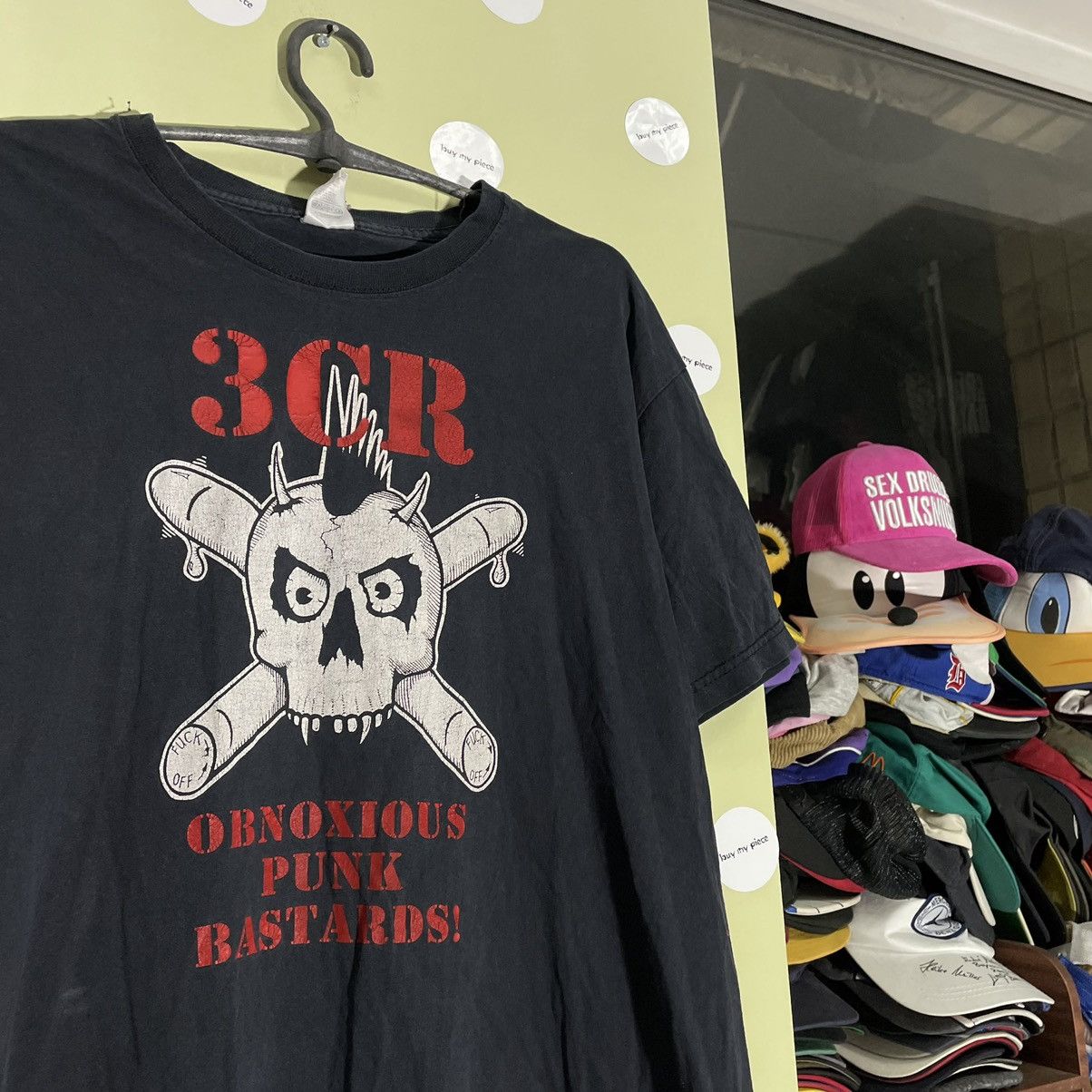 Band Tees Vintage 666 Y2K Punk Distress Dead Face Tee Rock Streetwear Size US L / EU 52-54 / 3 - 5 Thumbnail