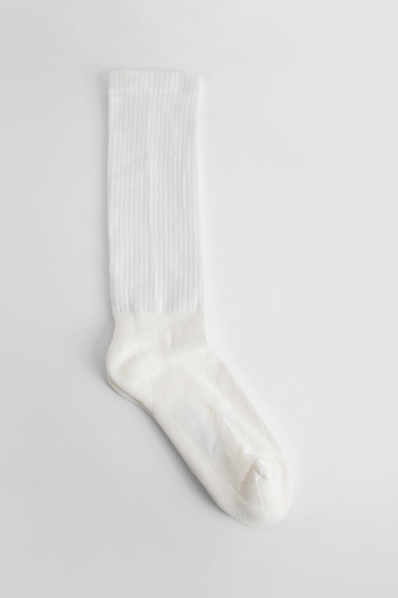 Rick Owens BNWT SS22 RICK OWENS "FOGACHINE" FOG SOCKS MILK 2 Size ONE SIZE - 2 Thumbnail