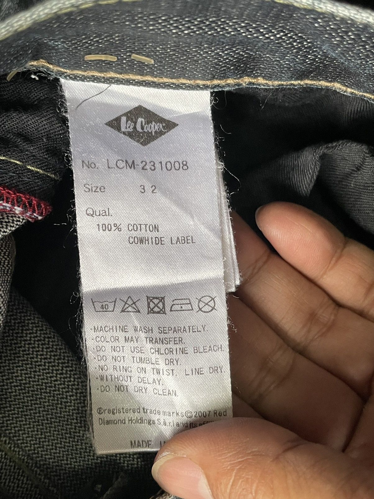 Other Lee Cooper Distresed Rework Denim Size US 34 / EU 50 - 15 Thumbnail