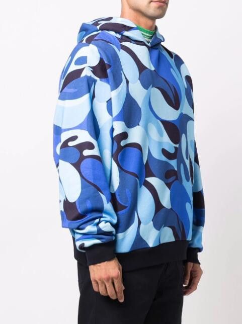 Marni BNWT SS22 MARNI ABSTRACT CAMO HOODIE 52 Size US L / EU 52-54 / 3 - 1 Thumbnail