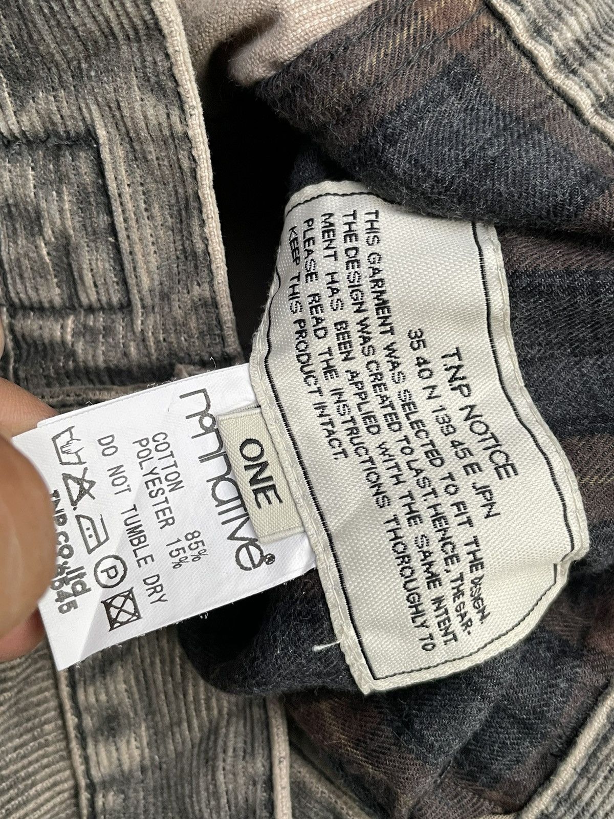Japanese Brand Nonnative Japan Coduroy Pant Size US 34 / EU 50 - 13 Thumbnail