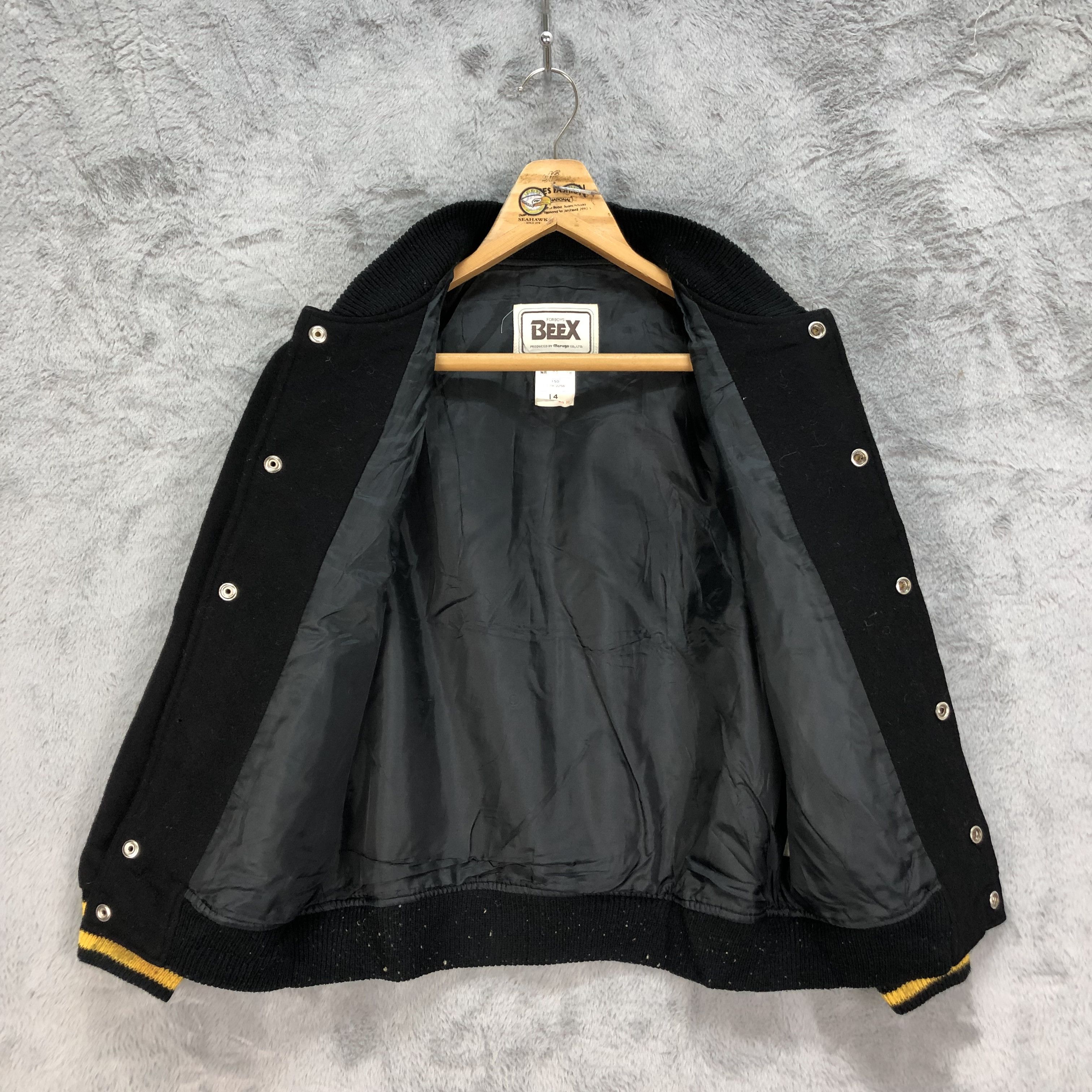 Vintage BEEX New York Beex Police Boys Wool Varsity Jacket #4832-172 Size US S / EU 44-46 / 1 - 11 Thumbnail