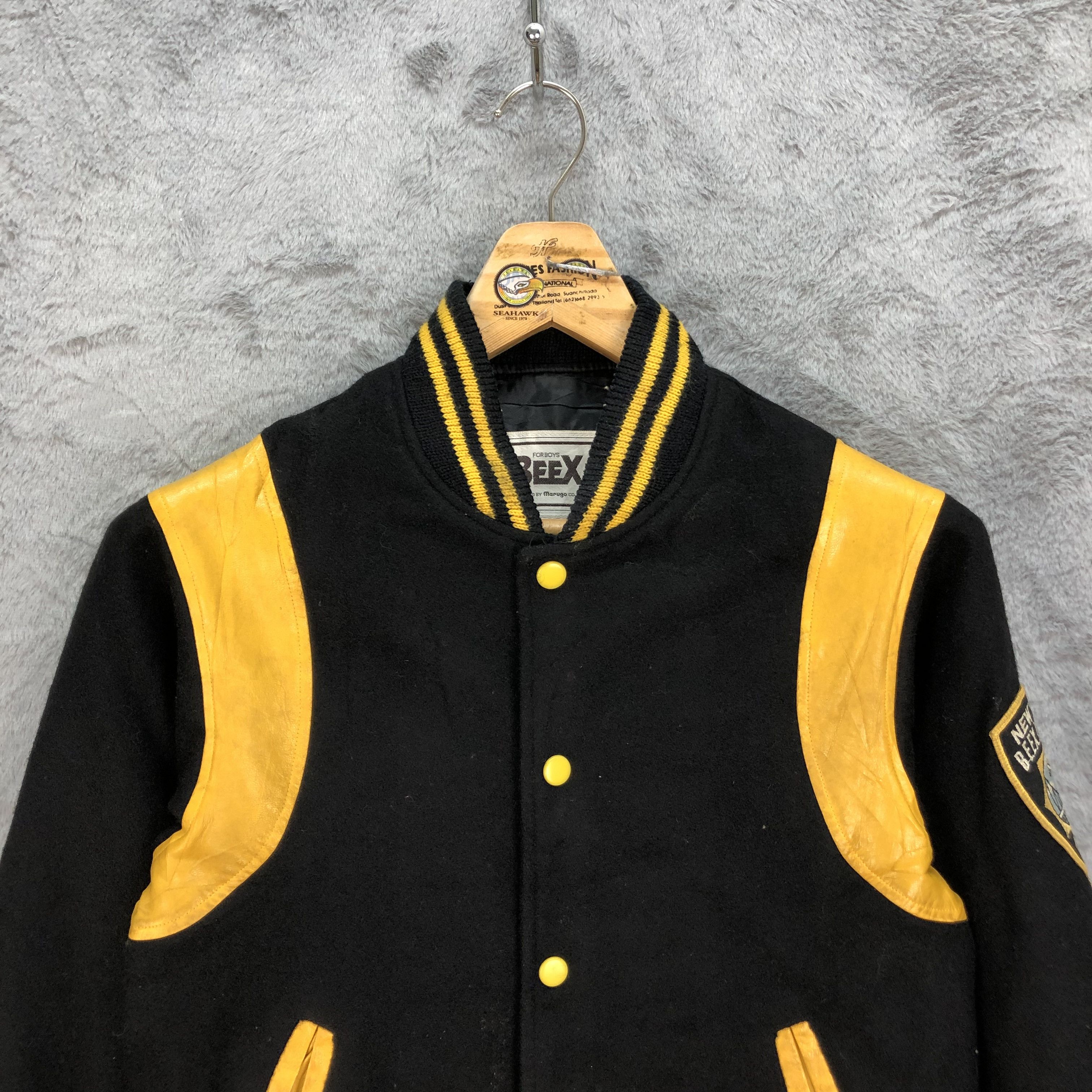 Vintage BEEX New York Beex Police Boys Wool Varsity Jacket #4832-172 Size US S / EU 44-46 / 1 - 2 Thumbnail