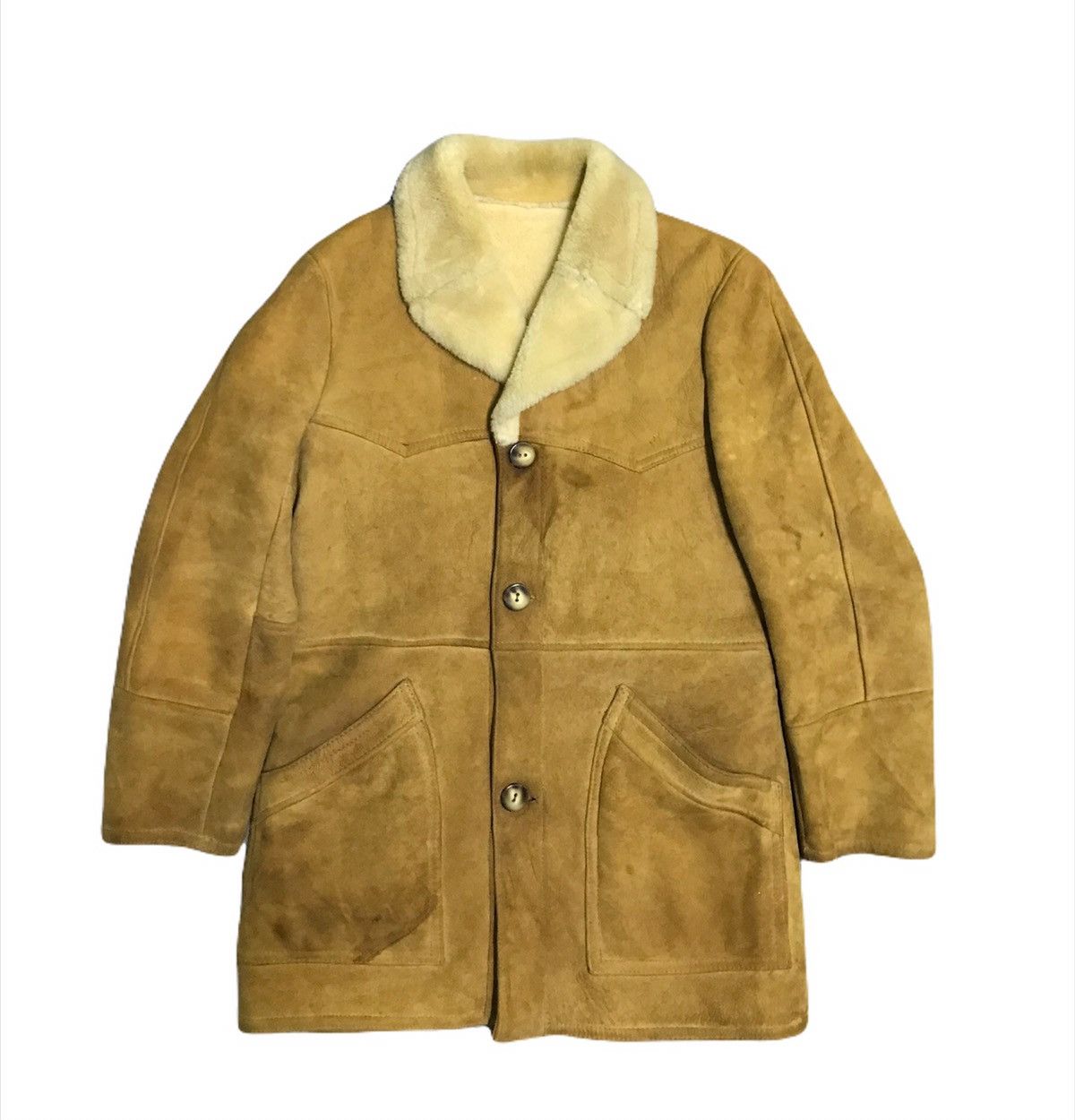 Vintage Vintage 70s sheepskin jacket Size US M / EU 48-50 / 2 - 2 Thumbnail