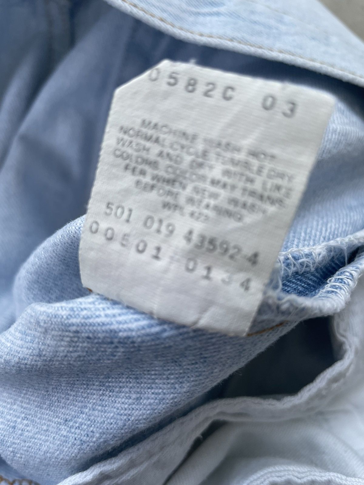 Levi's × Vintage Vintage Levis 501 1989 USA Aging Distressed Size US 30 / EU 46 - 12 Thumbnail