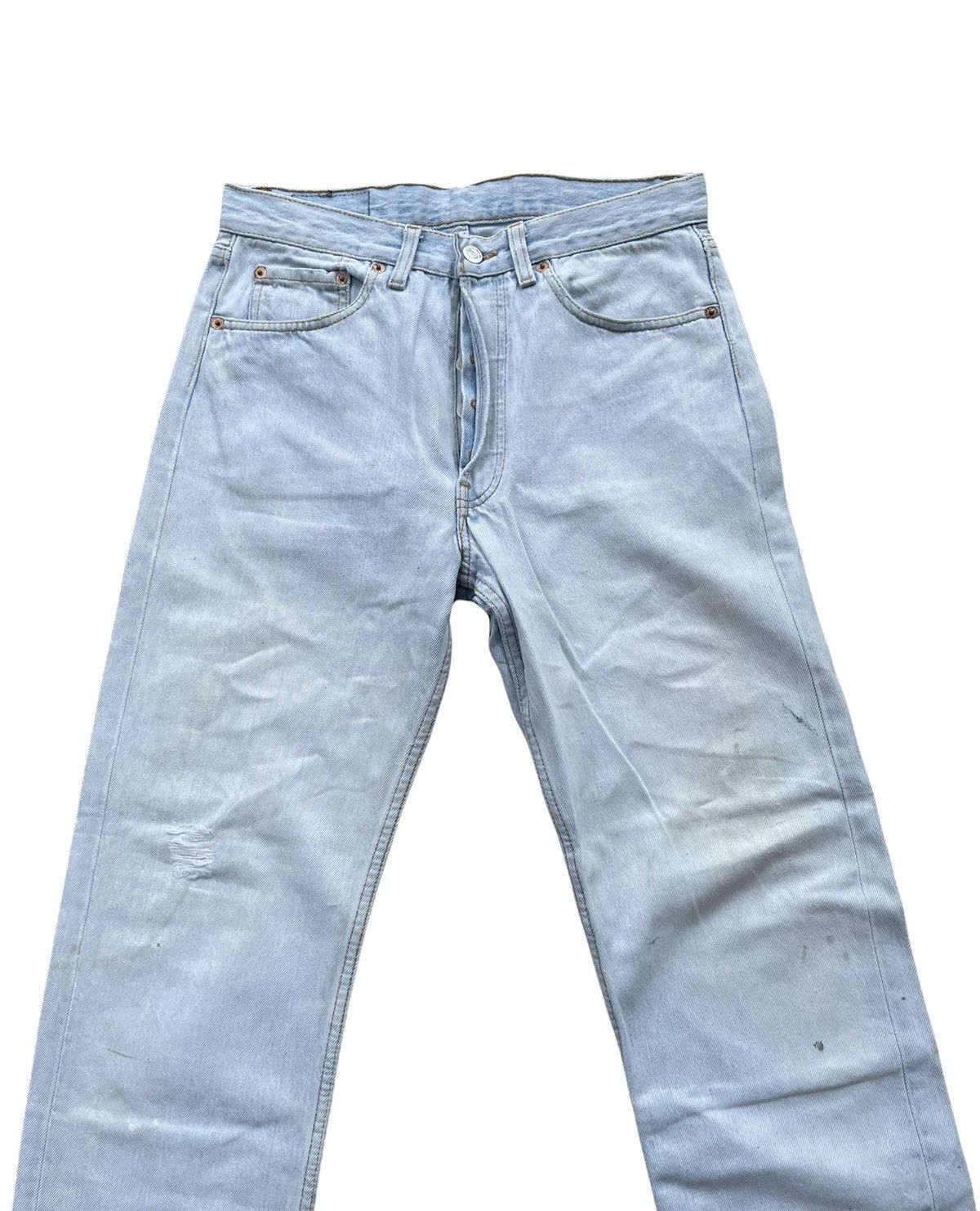 Levi's × Vintage Vintage Levis 501 1989 USA Aging Distressed Size US 30 / EU 46 - 3 Thumbnail