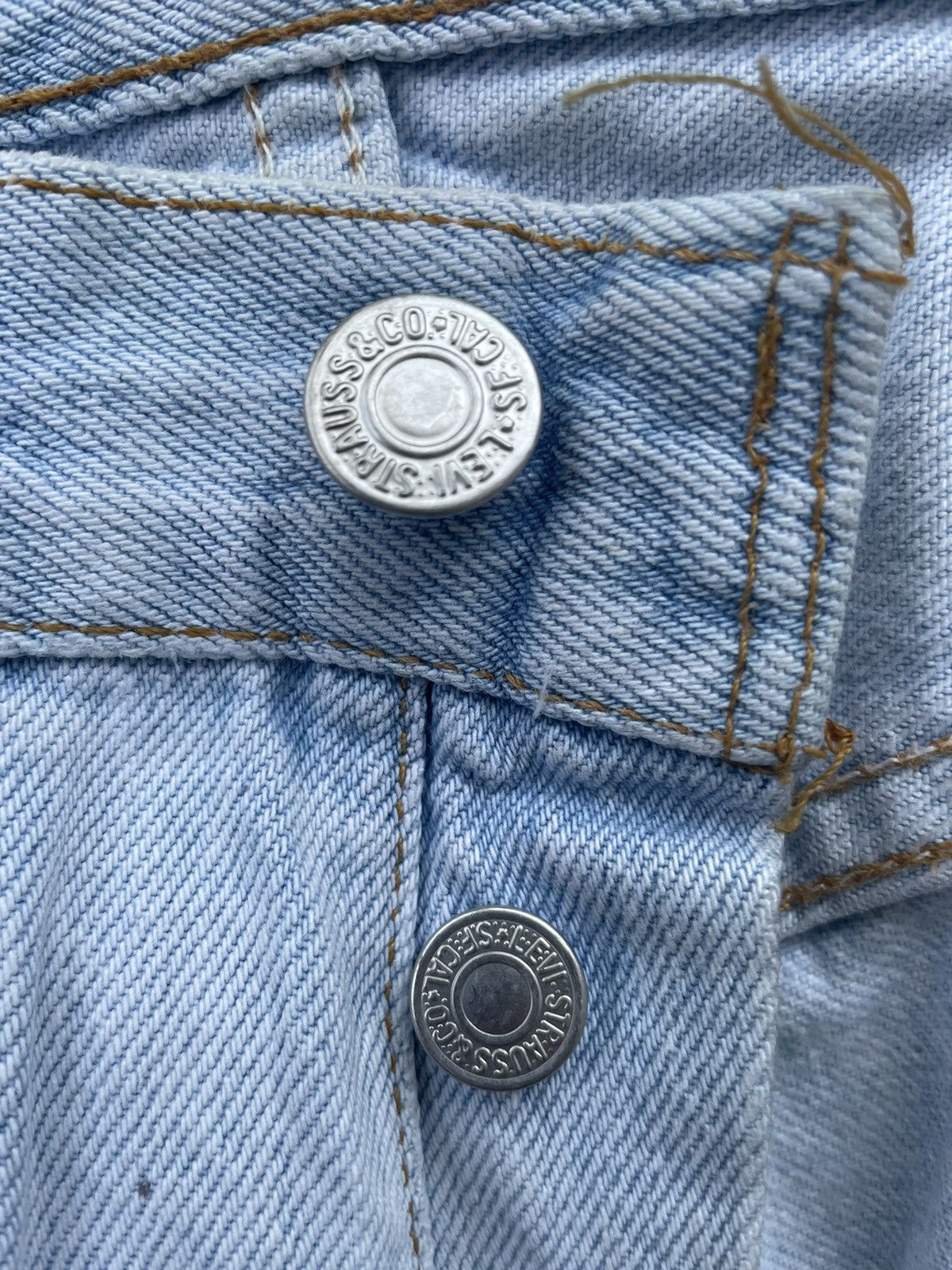 Levi's × Vintage Vintage Levis 501 1989 USA Aging Distressed Size US 30 / EU 46 - 17 Thumbnail