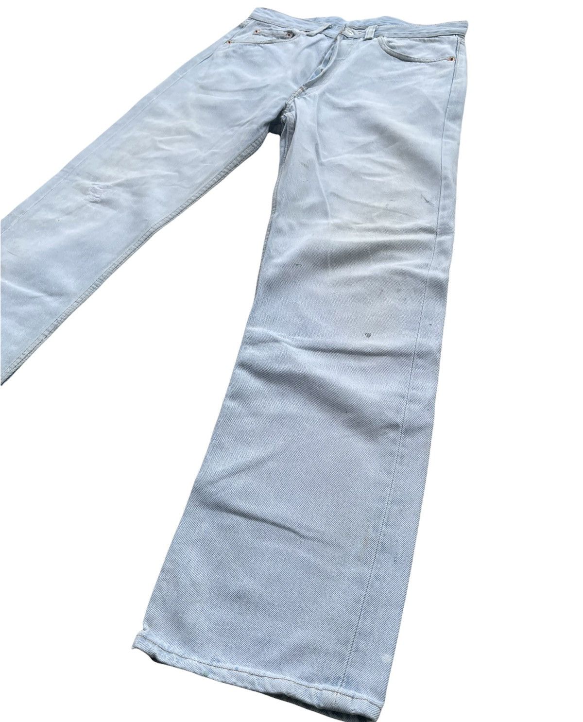 Levi's × Vintage Vintage Levis 501 1989 USA Aging Distressed Size US 30 / EU 46 - 2 Thumbnail