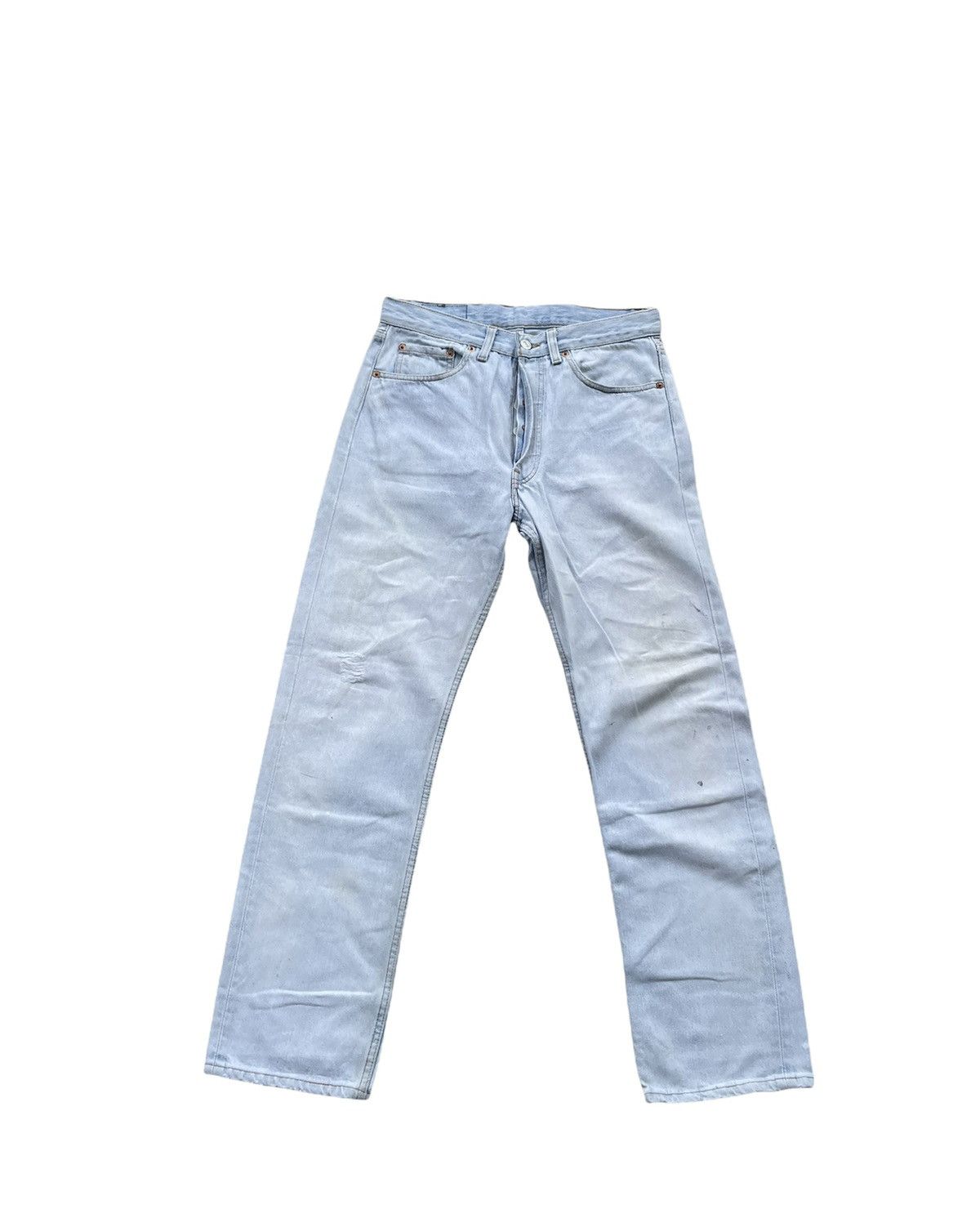 Levi's × Vintage Vintage Levis 501 1989 USA Aging Distressed Size US 30 / EU 46 - 1 Thumbnail