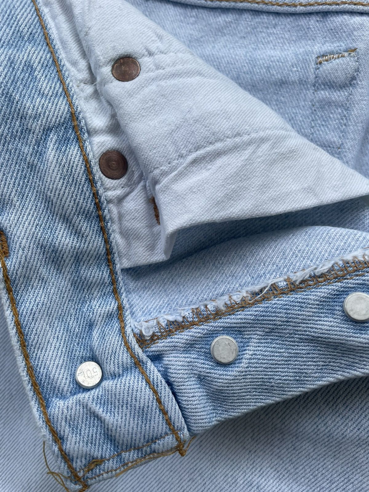 Levi's × Vintage Vintage Levis 501 1989 USA Aging Distressed Size US 30 / EU 46 - 15 Thumbnail