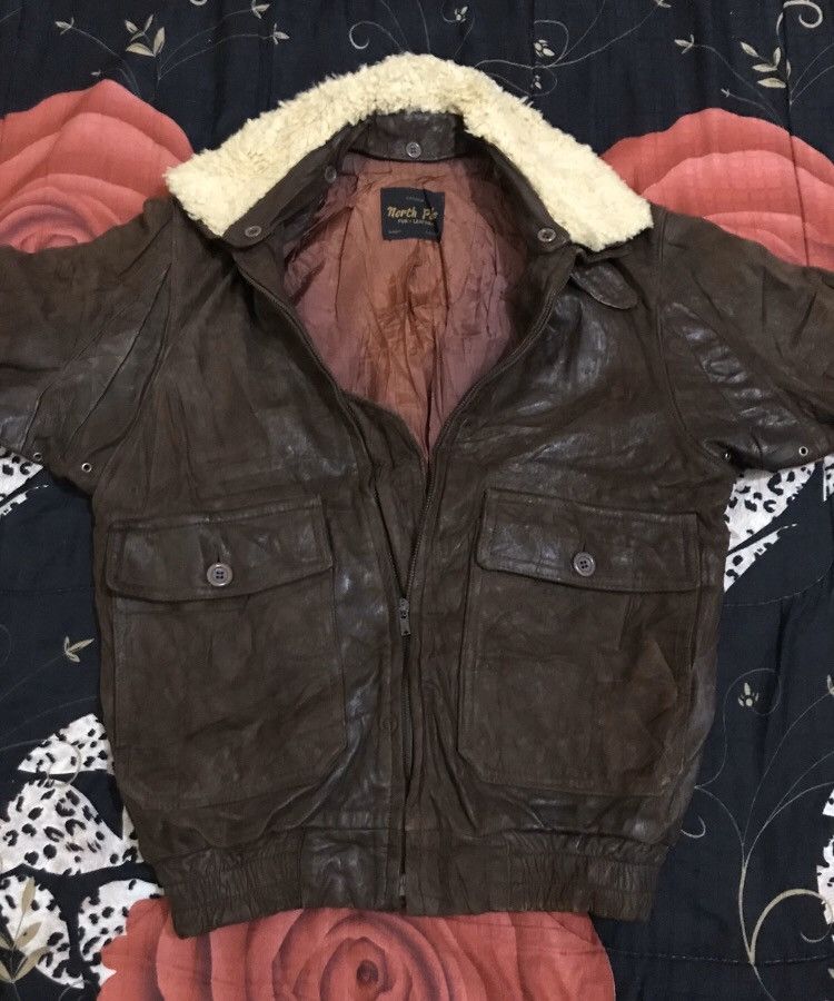 Vintage NORTH POLE LEATHER JACKET SIZE M Size US M / EU 48-50 / 2 - 8 Thumbnail