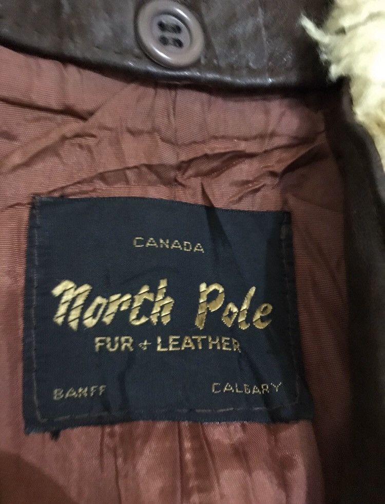 Vintage NORTH POLE LEATHER JACKET SIZE M Size US M / EU 48-50 / 2 - 2 Thumbnail