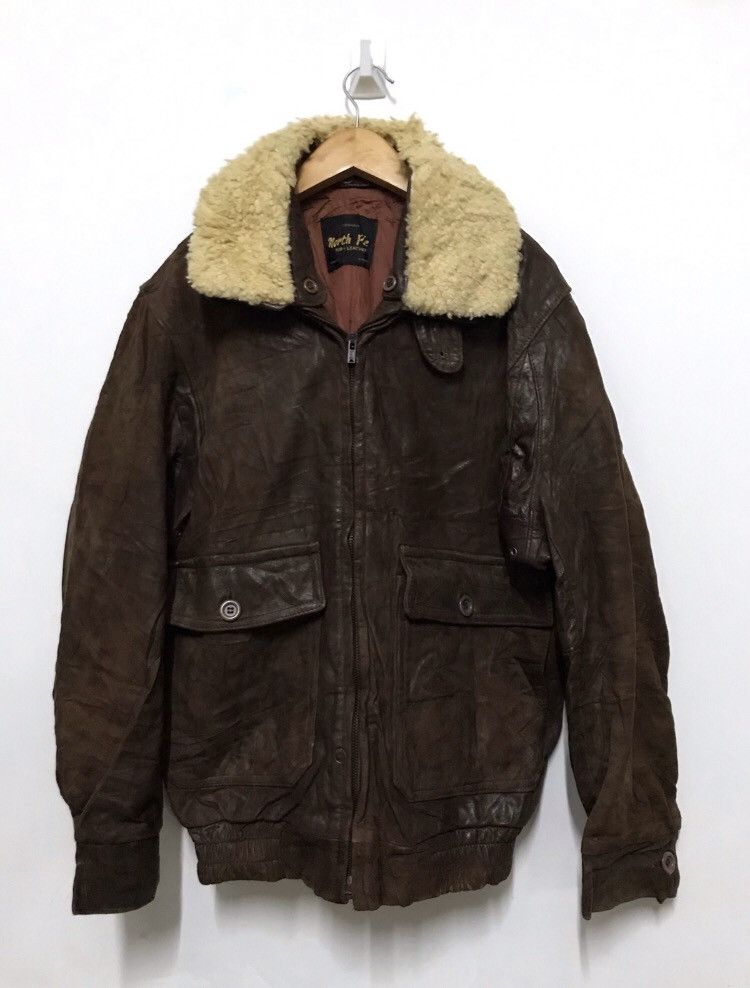 Vintage NORTH POLE LEATHER JACKET SIZE M Size US M / EU 48-50 / 2 - 1 Thumbnail