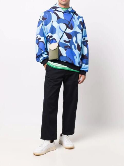 Marni BNWT SS22 MARNI ABSTRACT CAMO HOODIE 48 Size US M / EU 48-50 / 2 - 13 Thumbnail