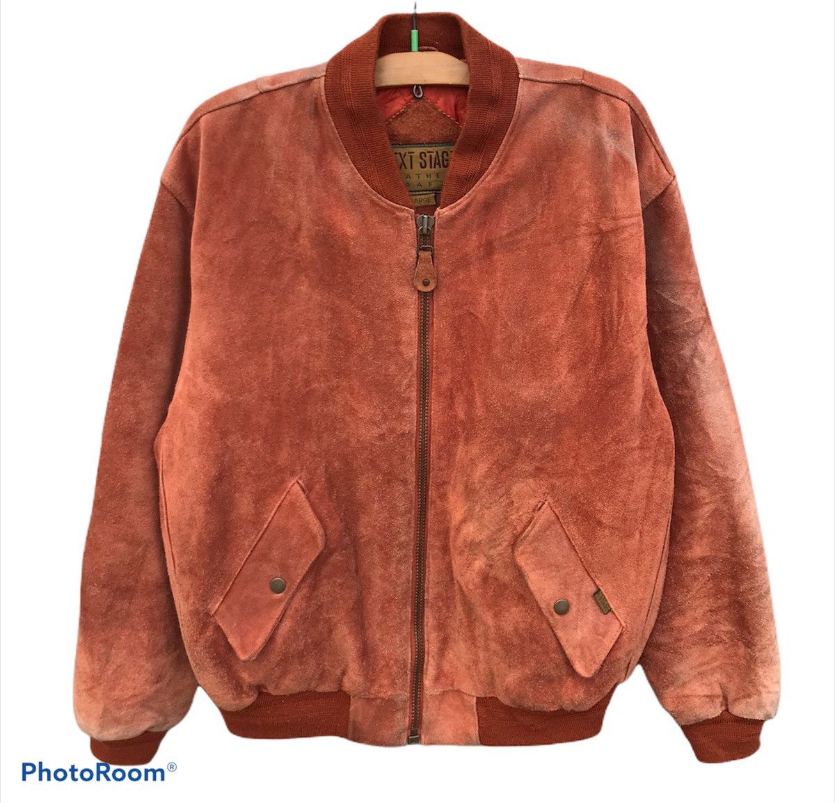 Vintage Next stage leather jacket Size US L / EU 52-54 / 3 - 3 Thumbnail